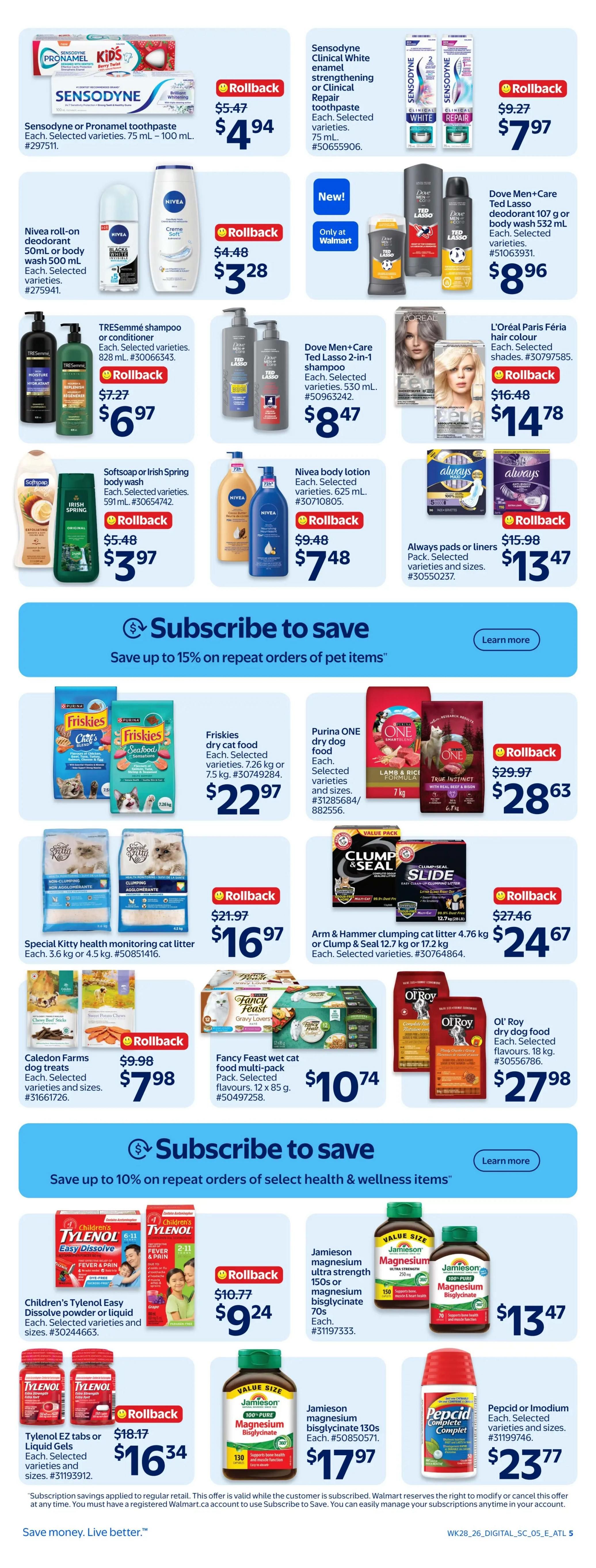 Walmart (Atlantic) Flyer August 6 to 12
