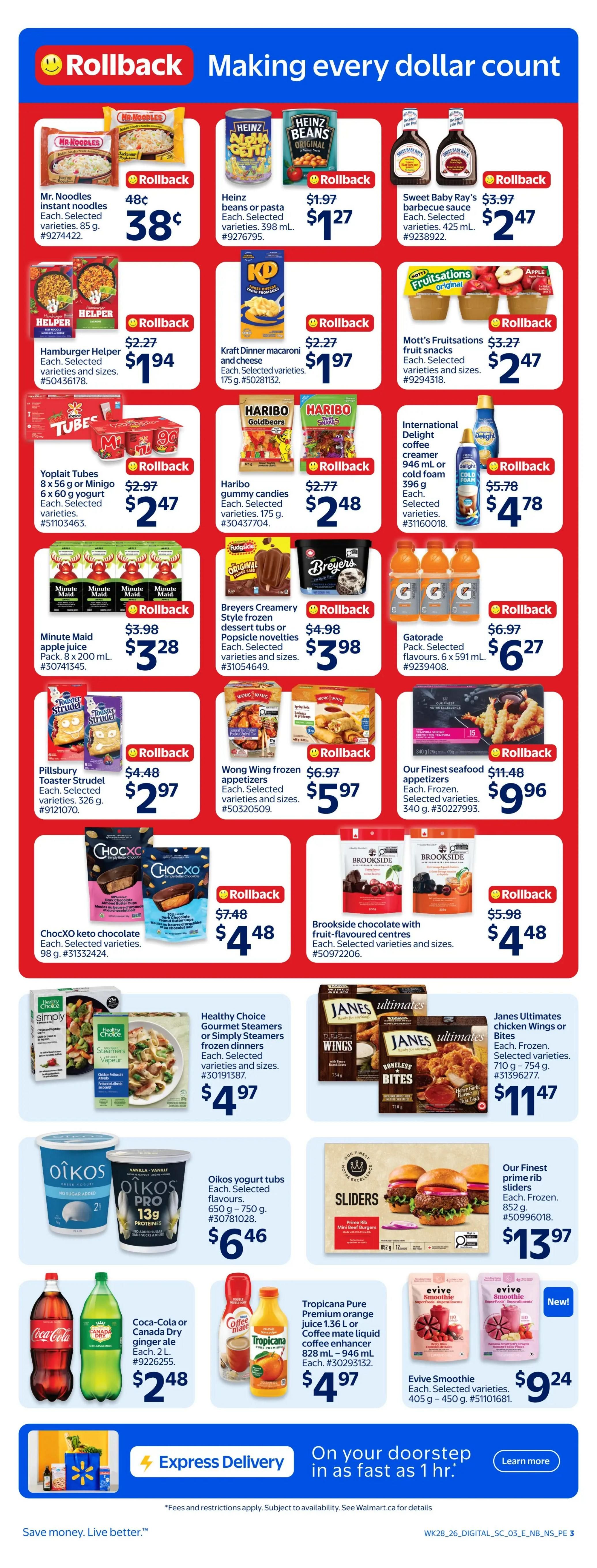 Walmart (Atlantic) Flyer August 6 to 12