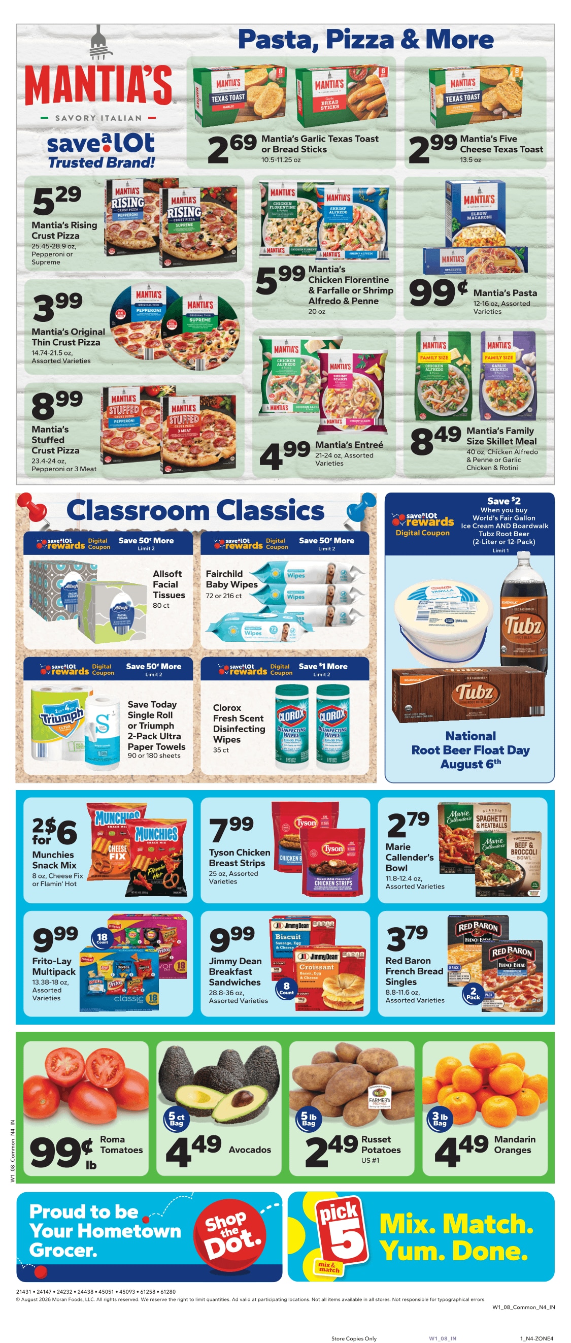 Save a Lot Food Stores (Camdenton and Otto, MO) Weekly Ad August 5 - 11, 2026