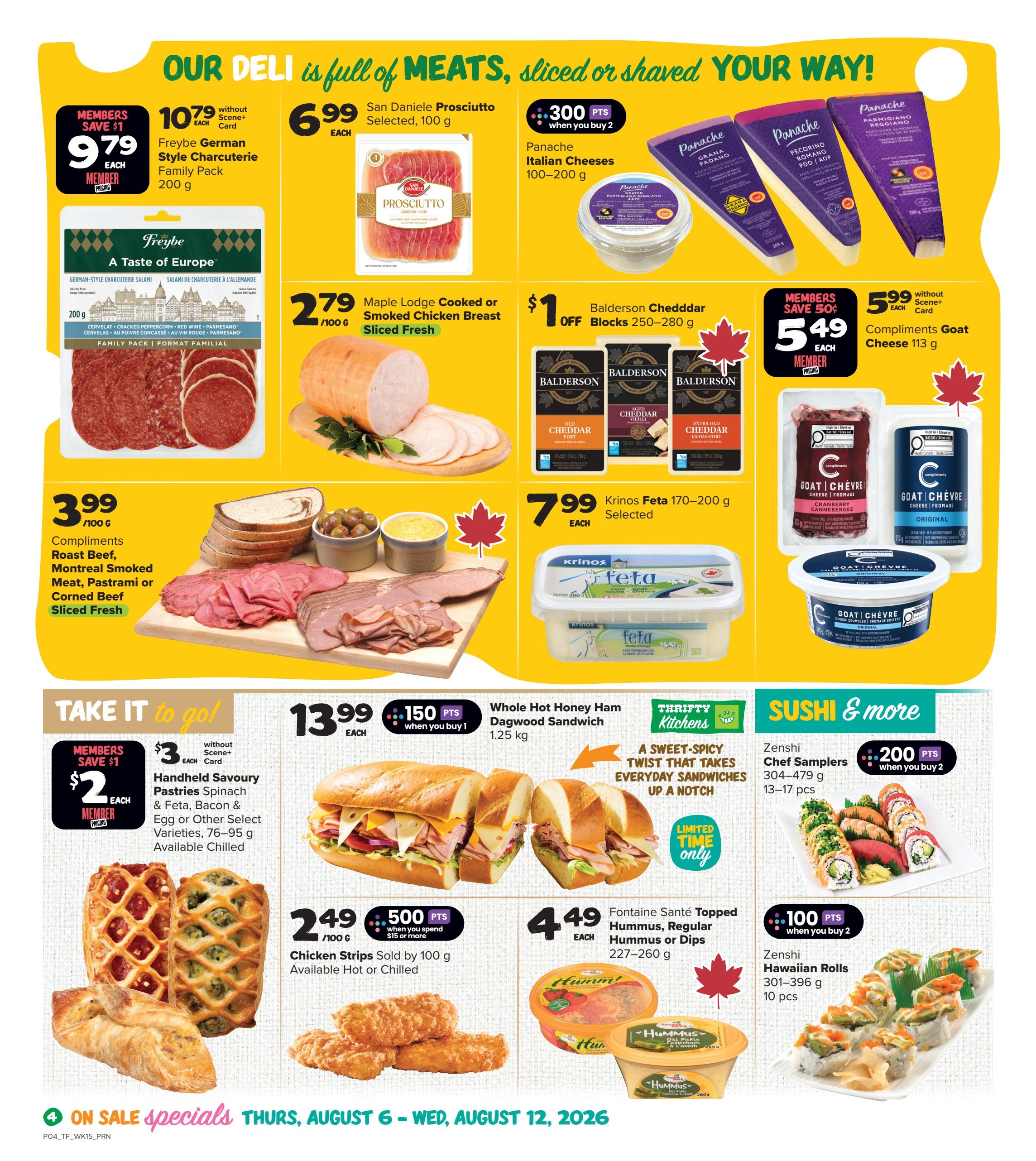 Thrifty Foods Flyer August 6 to 12