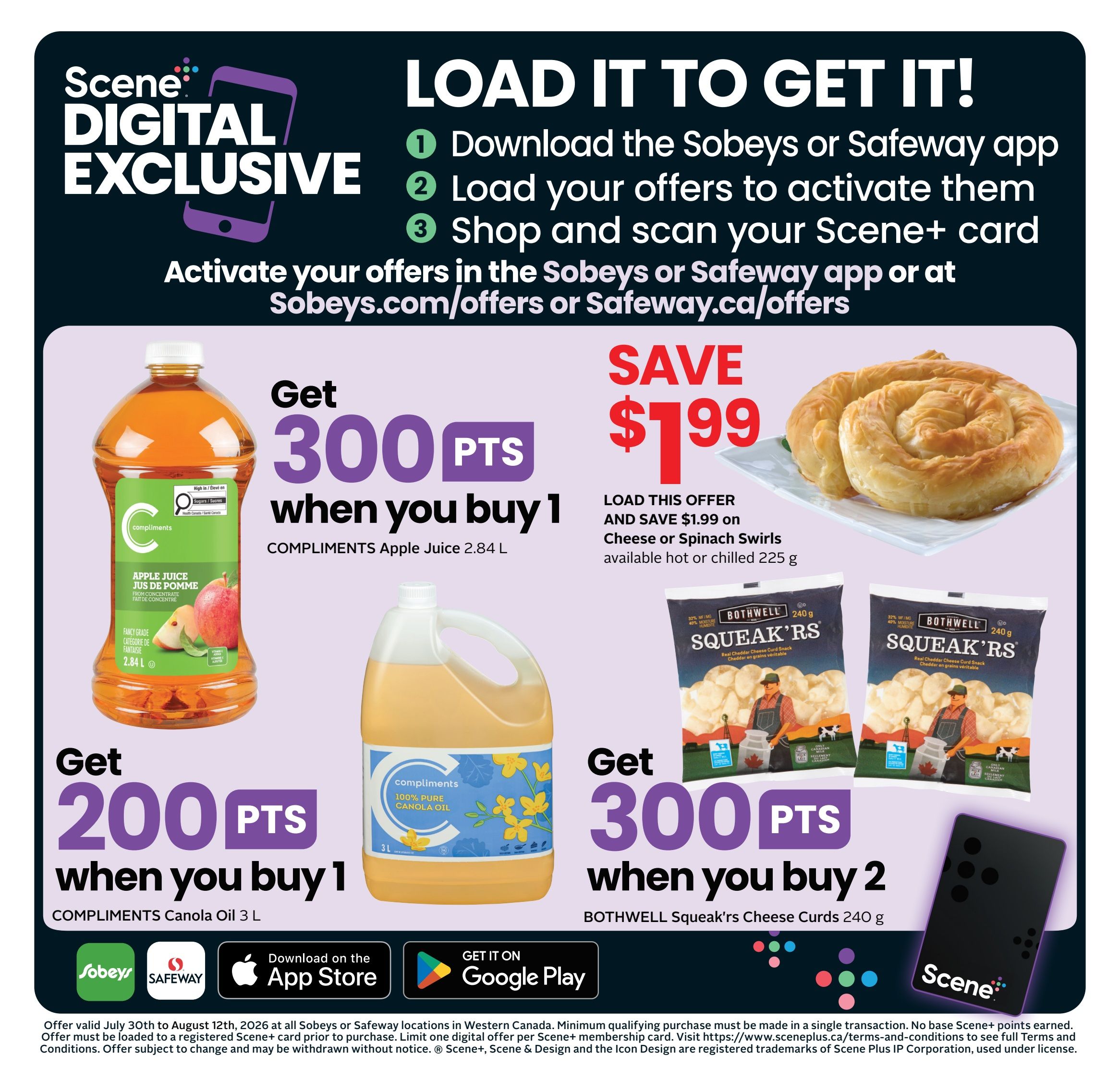 Sobeys/Safeway (SK & MB) Flyer August 6 to 12