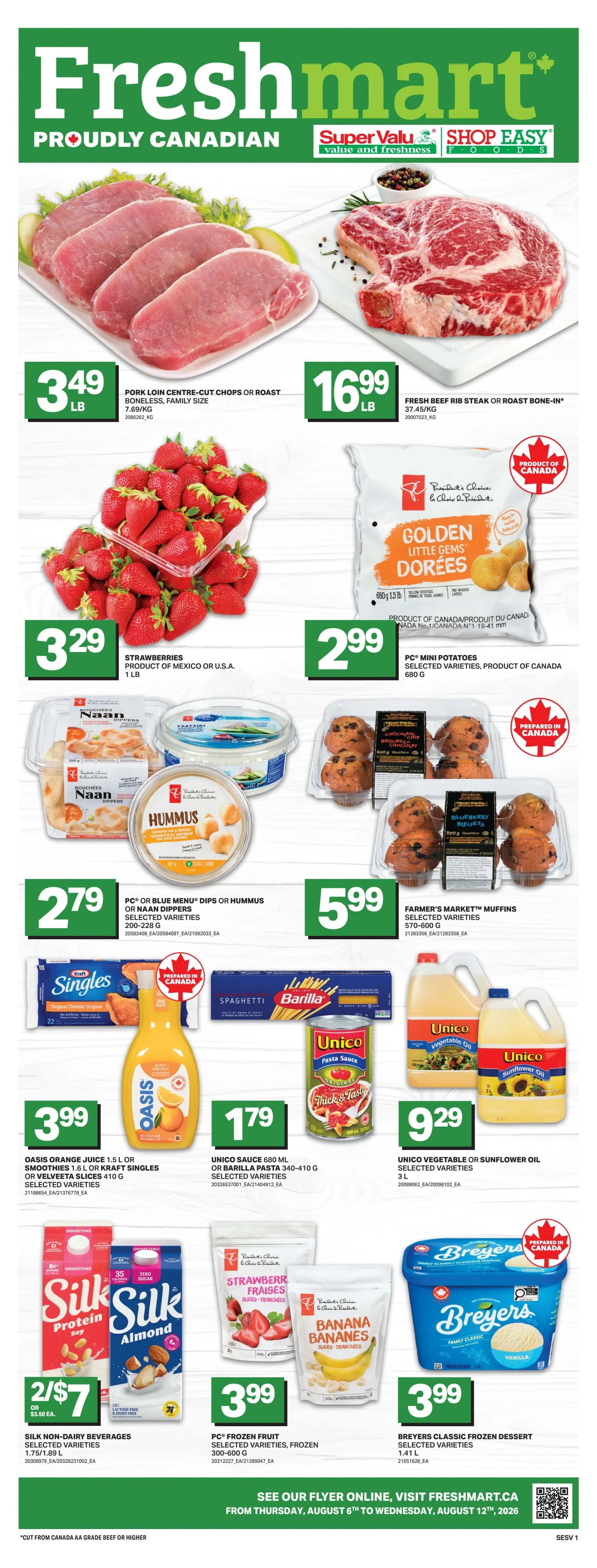 Shop Easy & SuperValu Flyer August 6 to 12