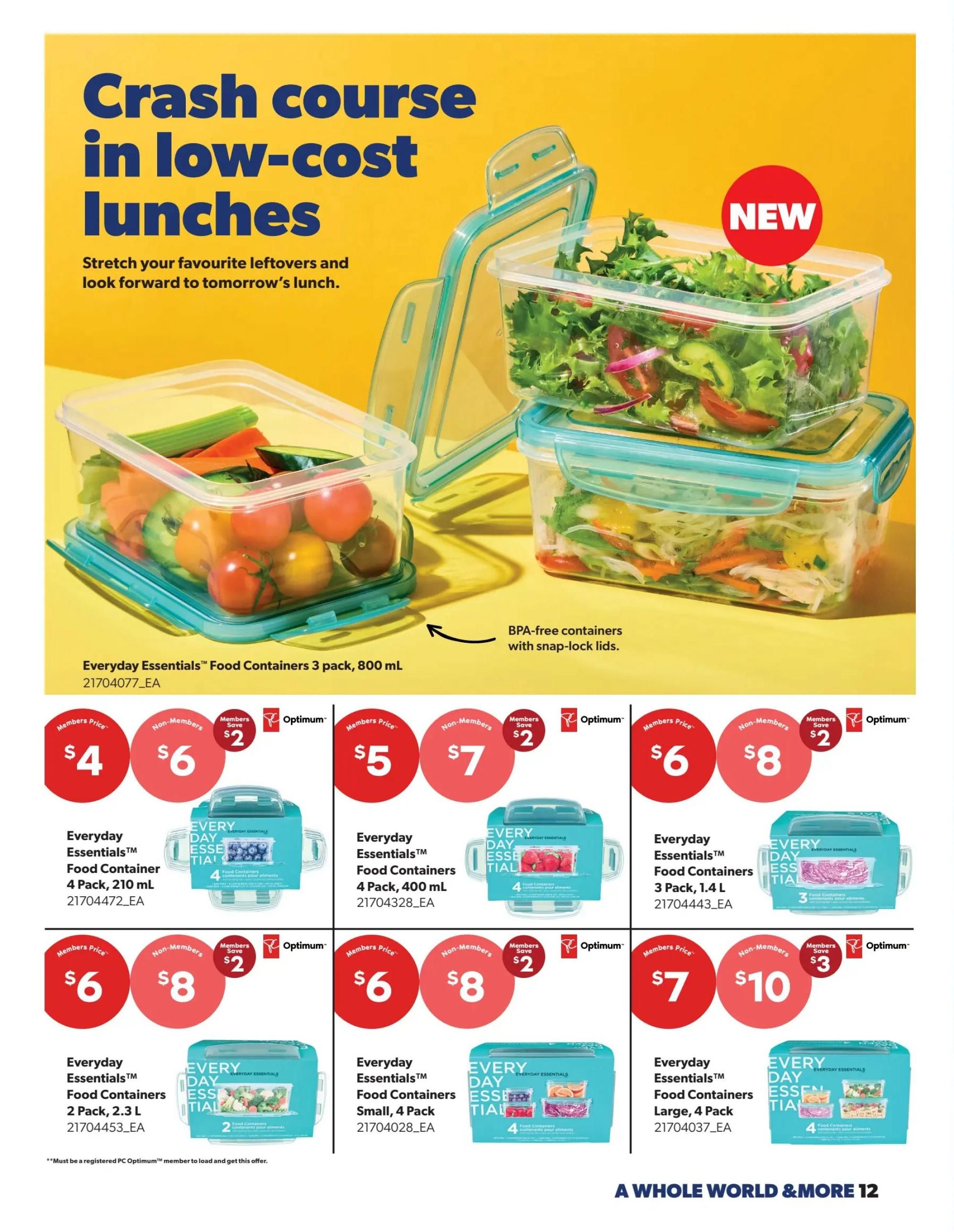 Real Canadian Superstore Back To School Flyer August 6 to September 9