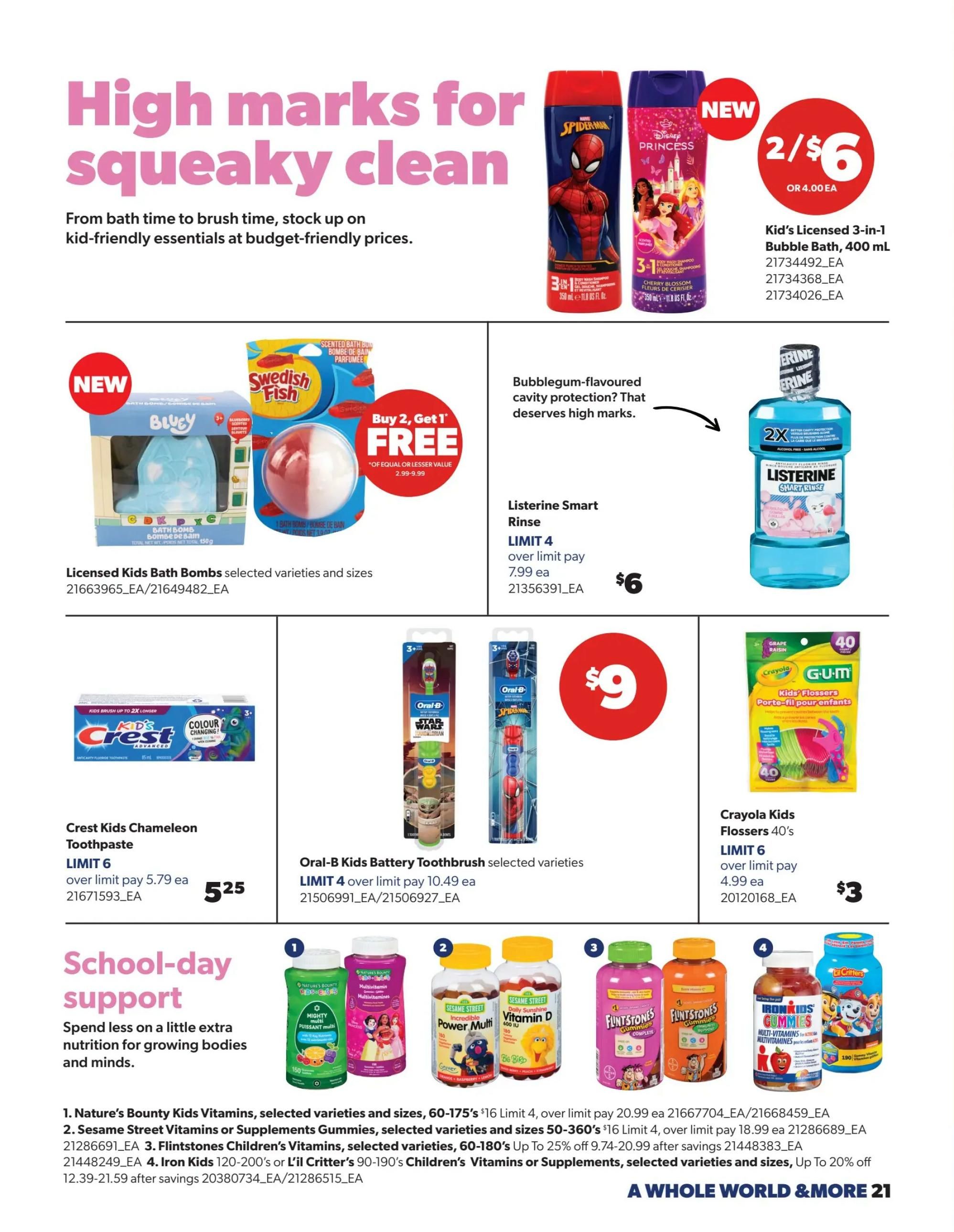Real Canadian Superstore Back To School Flyer August 6 to September 9