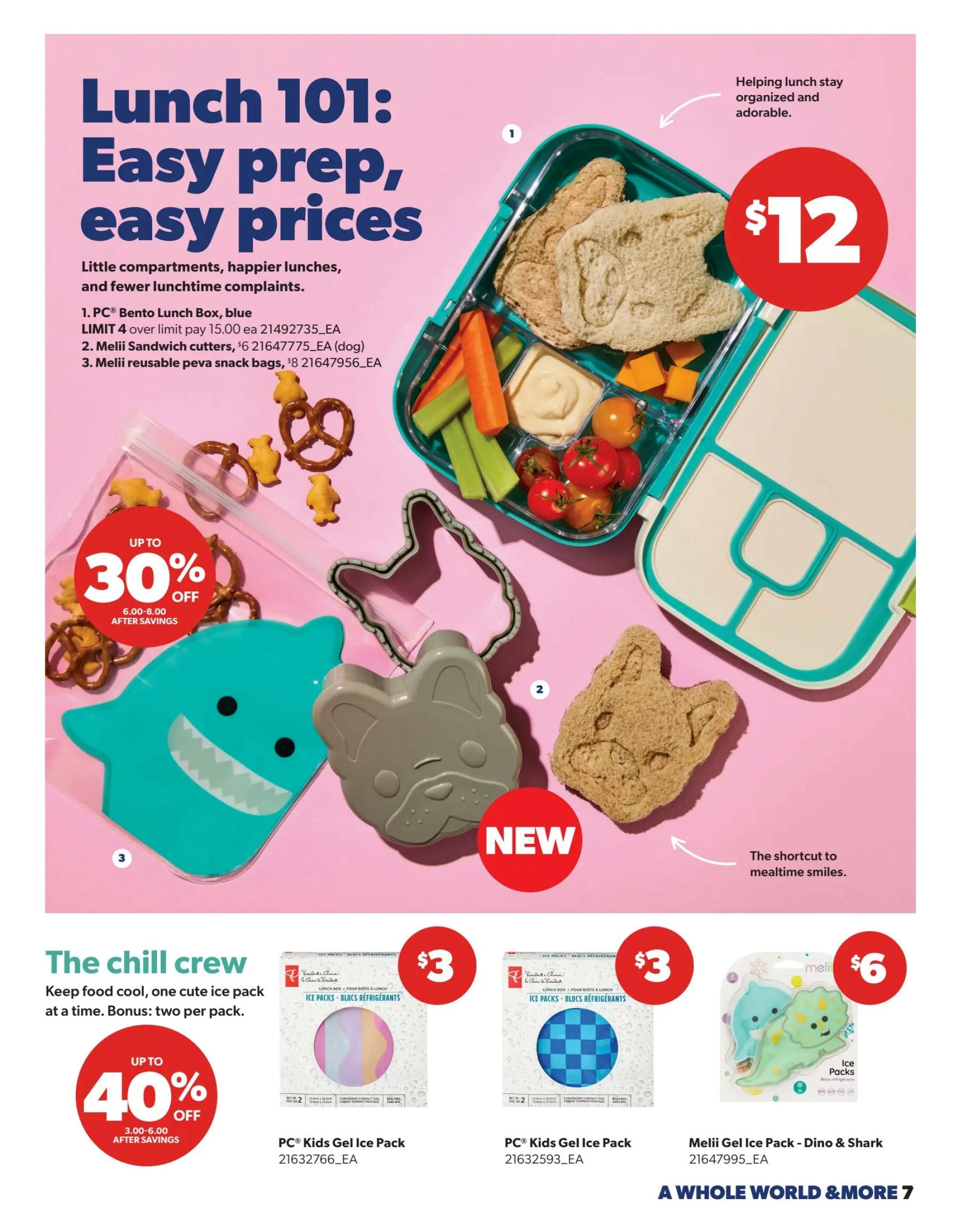 Real Canadian Superstore Back To School Flyer August 6 to September 9
