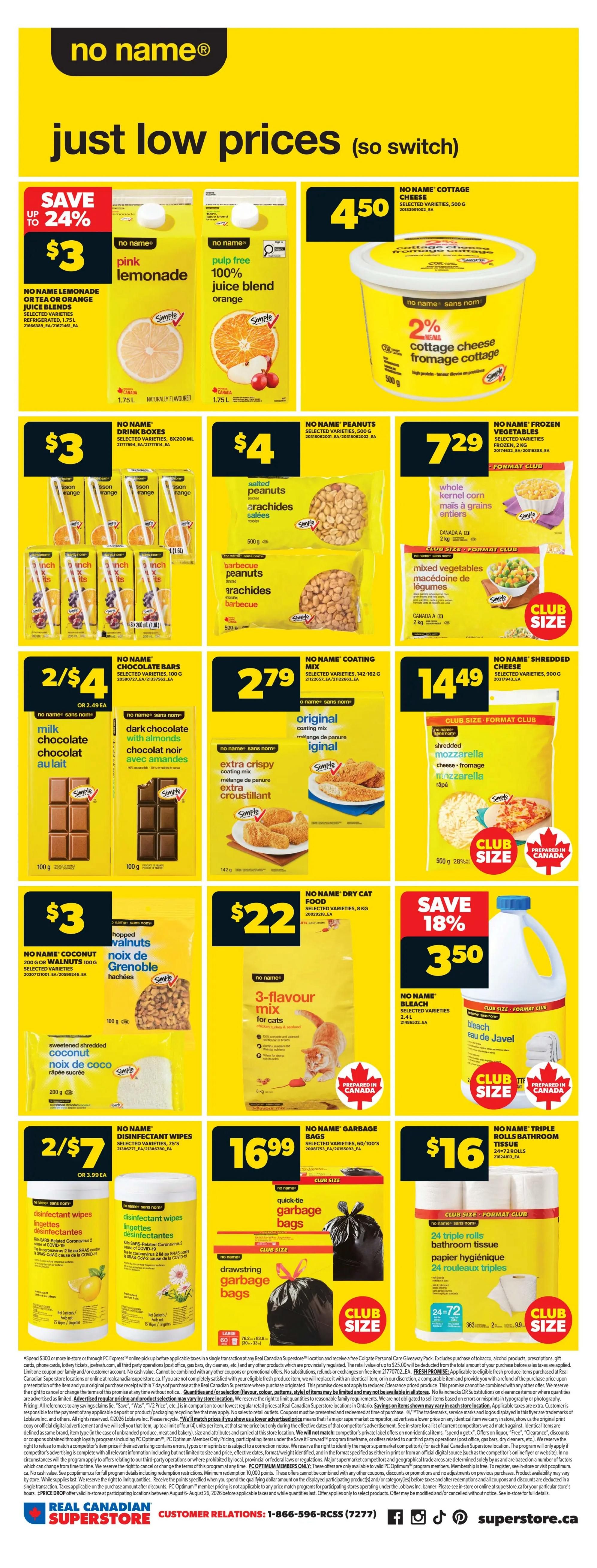Real Canadian Superstore (ON) Flyer August 6 to 12