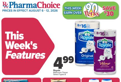 PharmaChoice (BC, AB, SK & MB) Flyer August 6 to 12