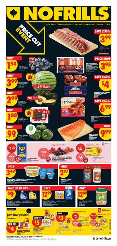 No Frills (ON) Flyer August 6 to 12