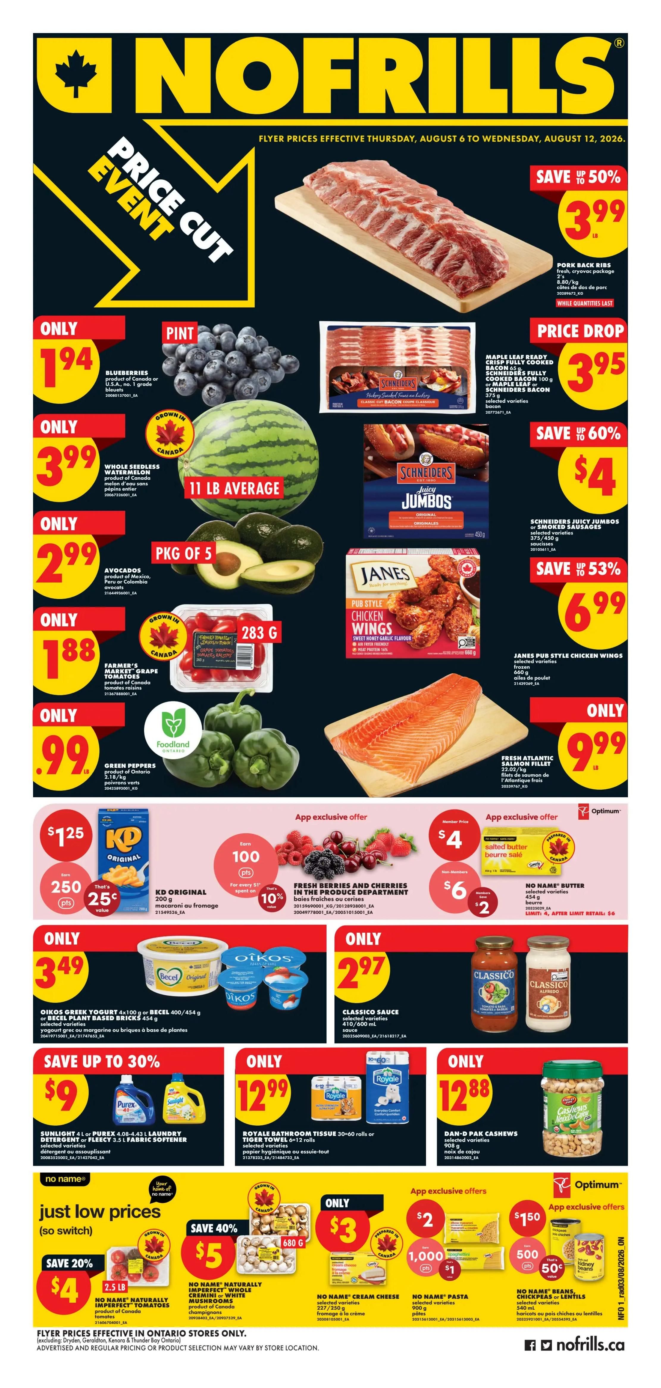 No Frills (ON) Flyer August 6 to 12