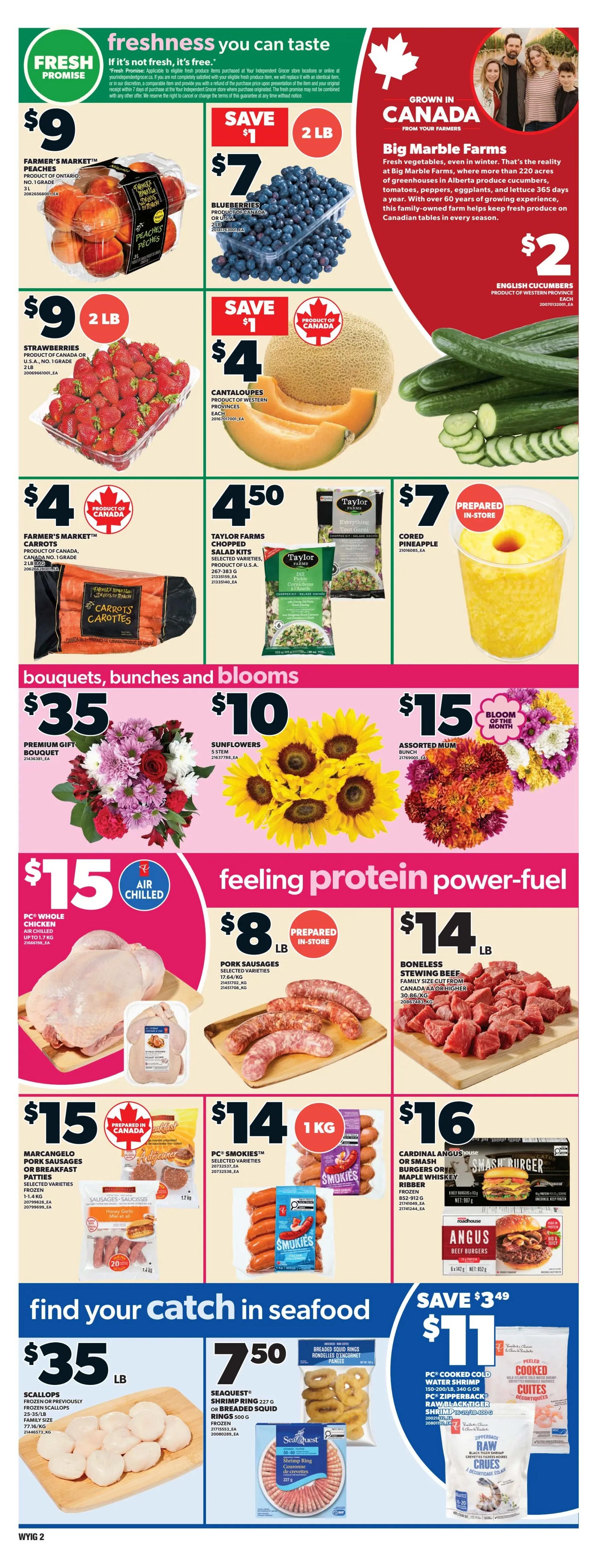 Independent Grocer (West) Flyer August 6 to 12
