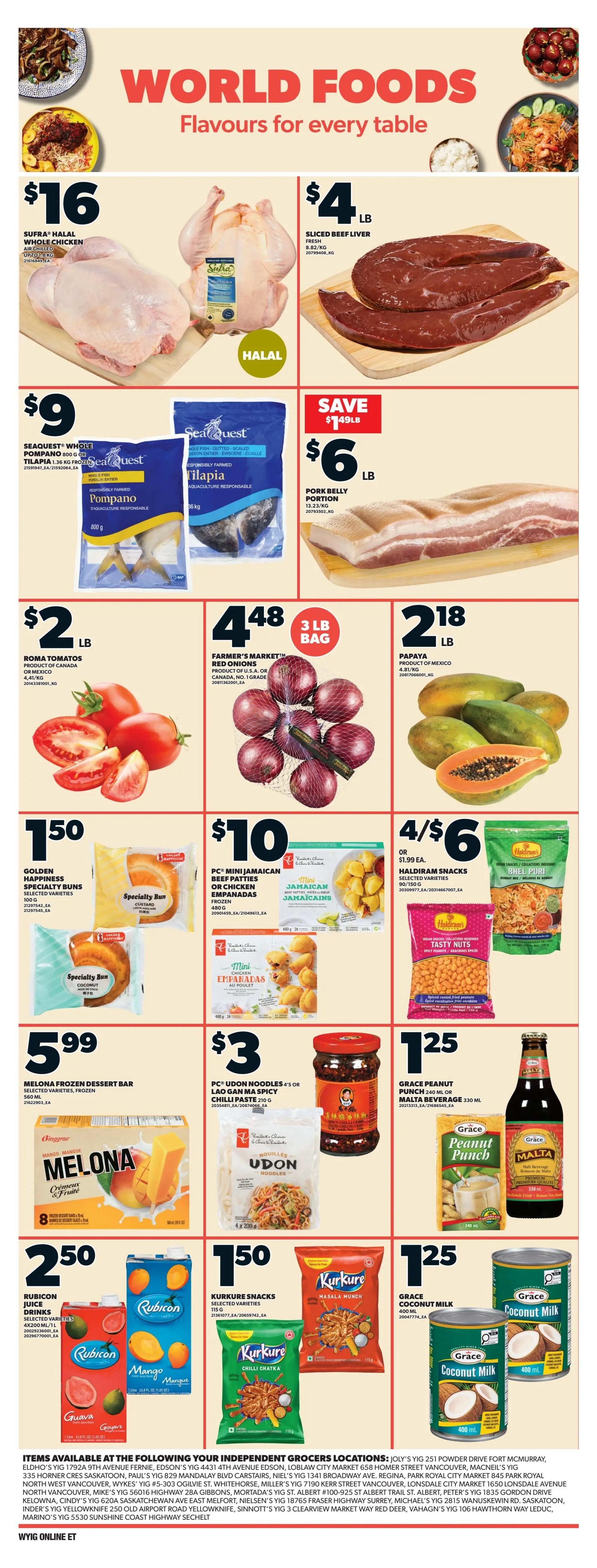Independent Grocer (West) Flyer August 6 to 12