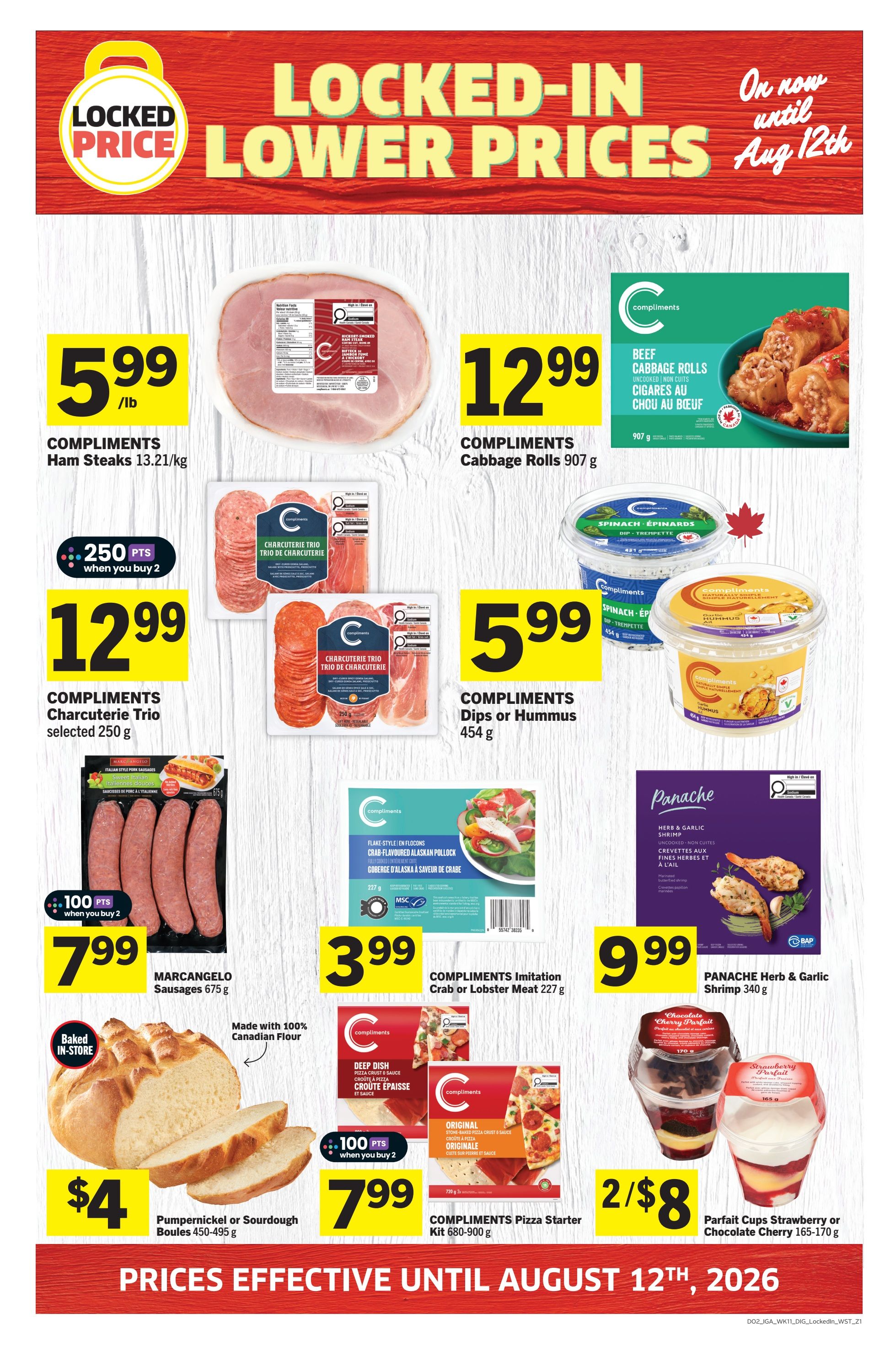 IGA (West) Flyer August 6 to 12