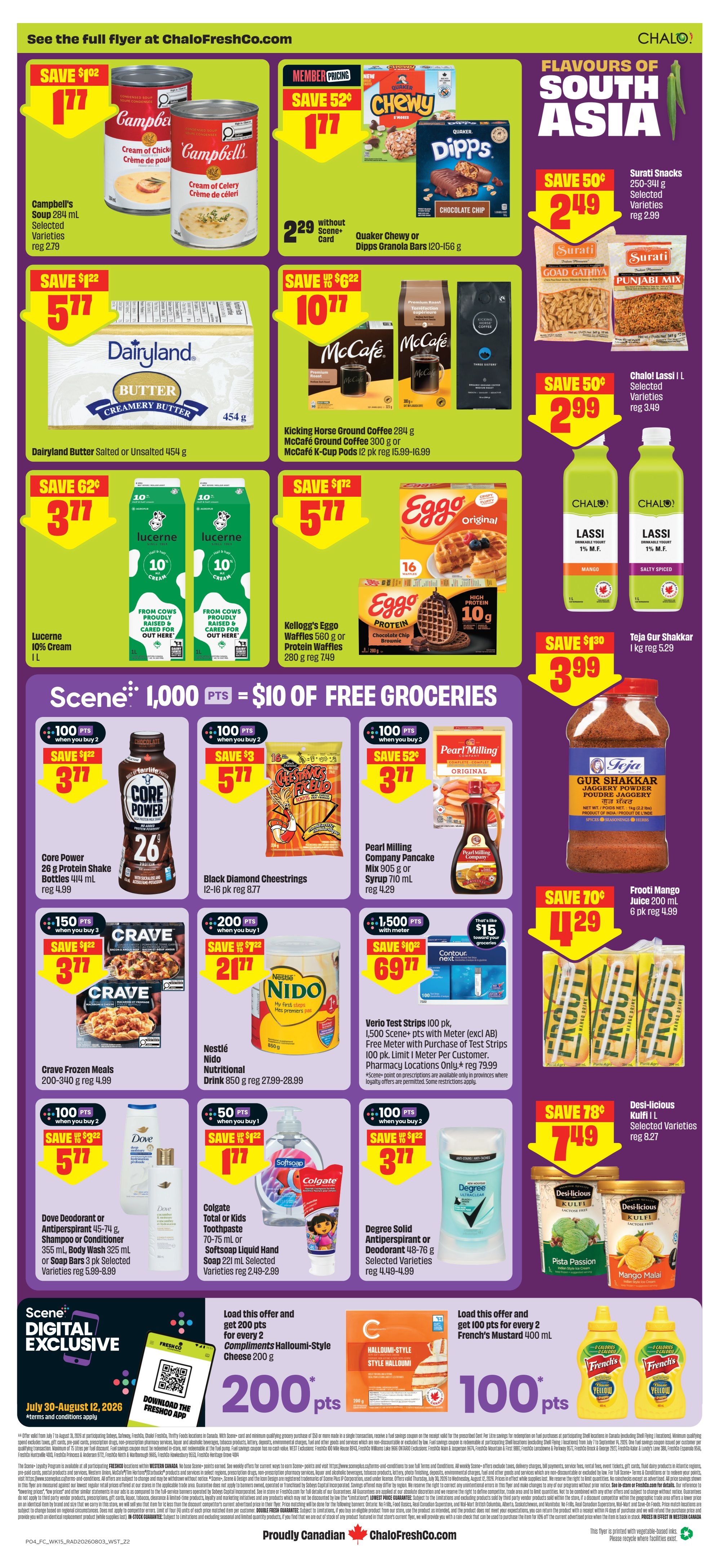 Chalo! FreshCo (West) Flyer August 6 to 12