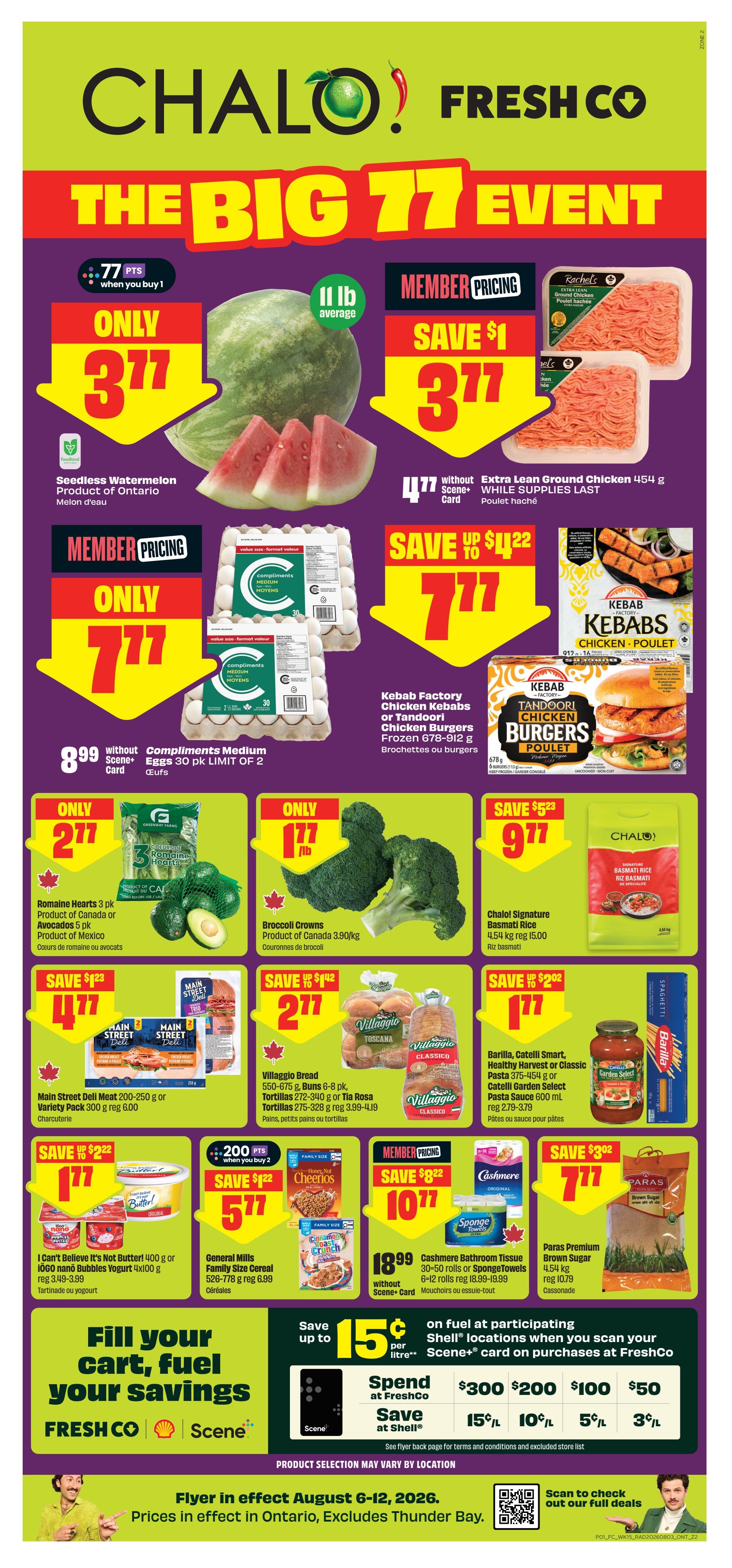 Chalo! FreshCo (ON) Flyer August 6 to 12