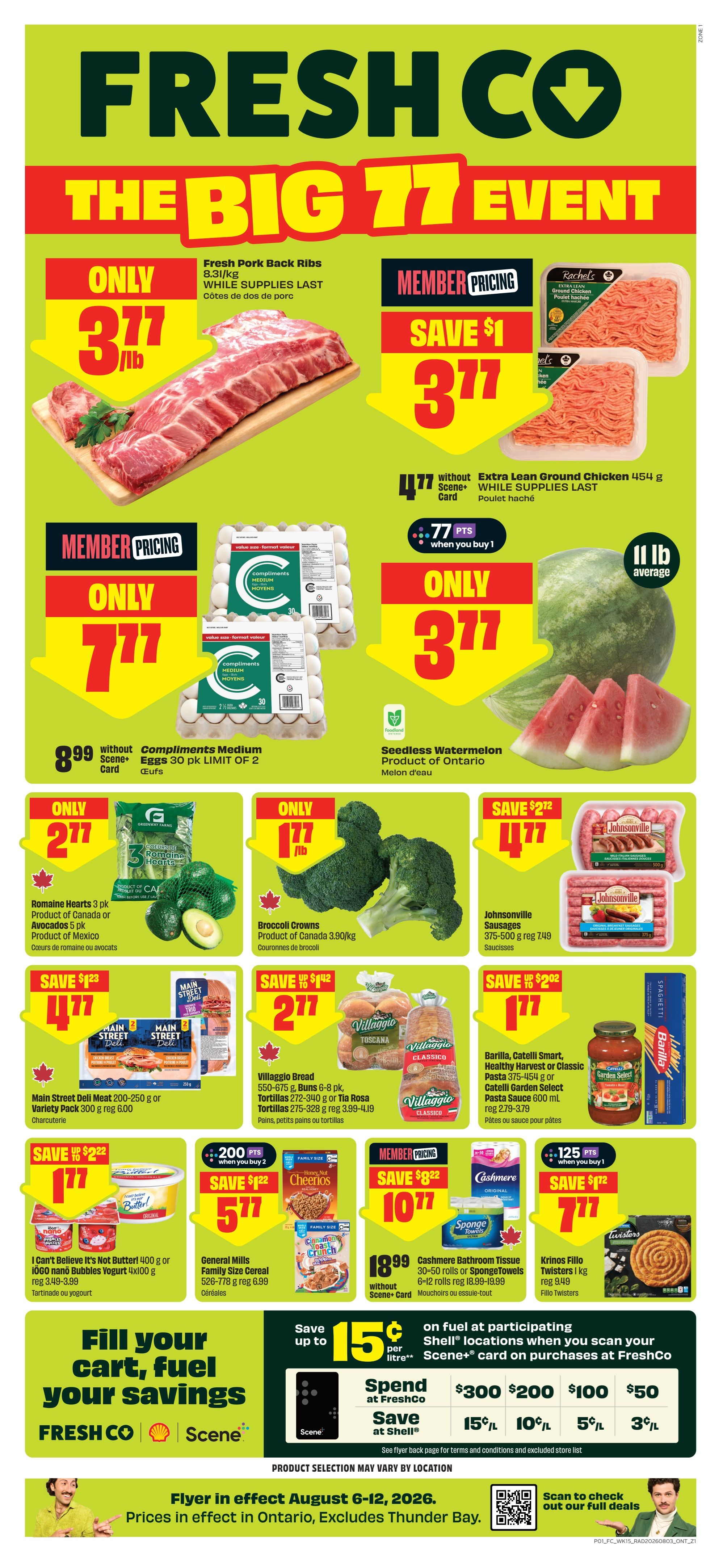 FreshCo (ON) Flyer August 6 to 12