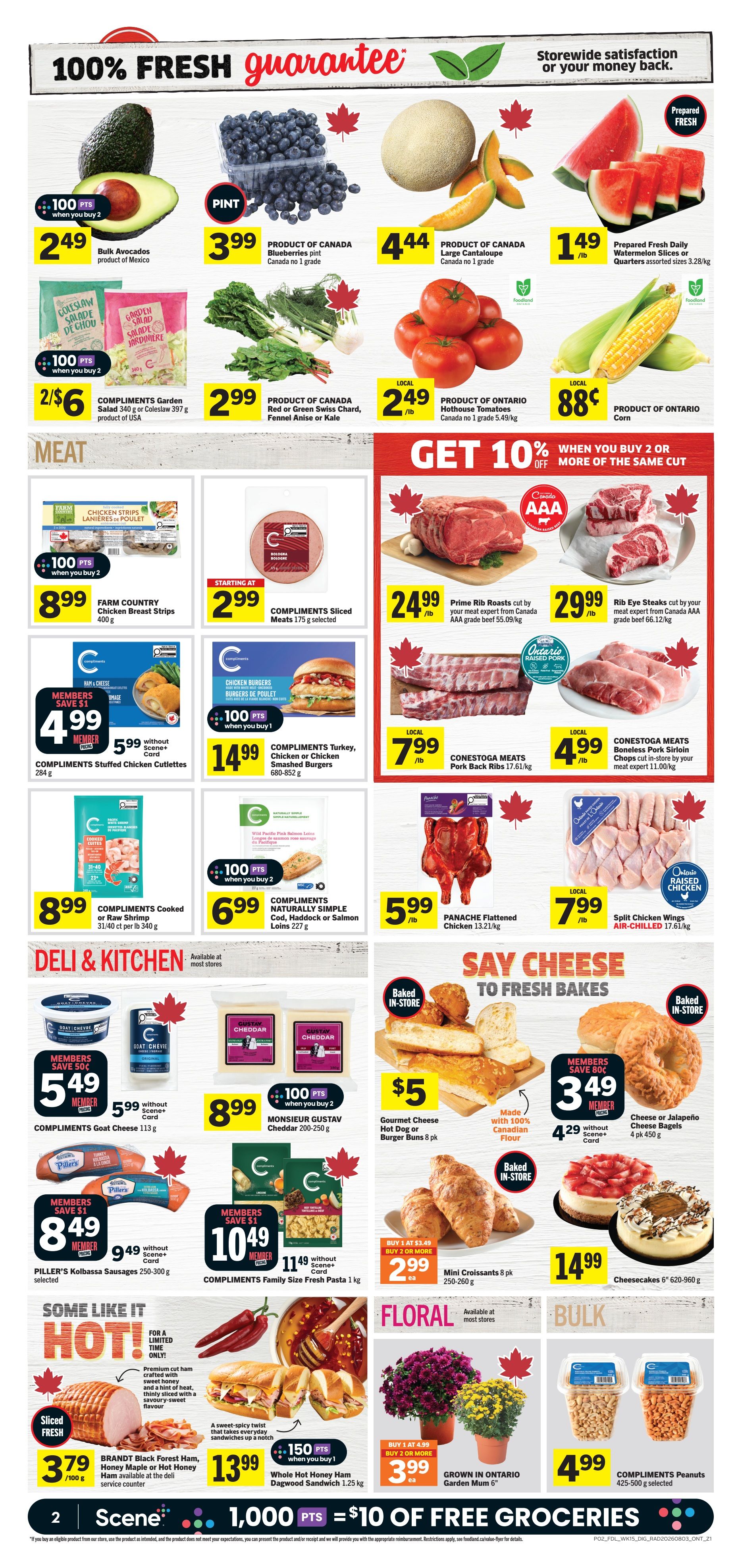 Foodland (ON) Flyer August 6 to 12