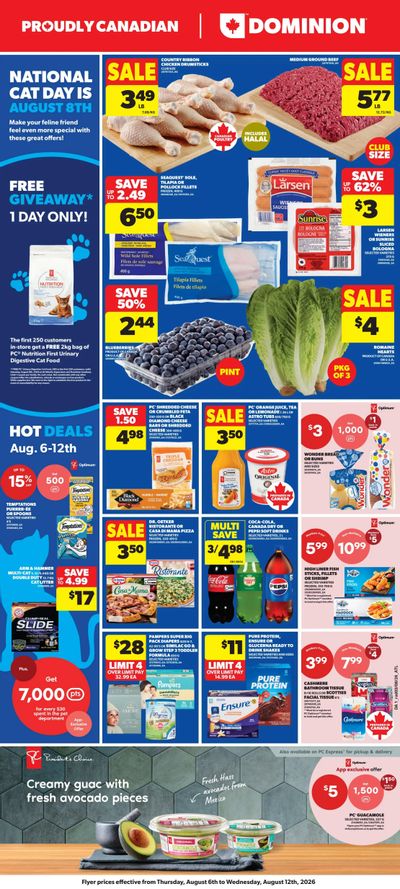 Dominion Flyer August 6 to 12