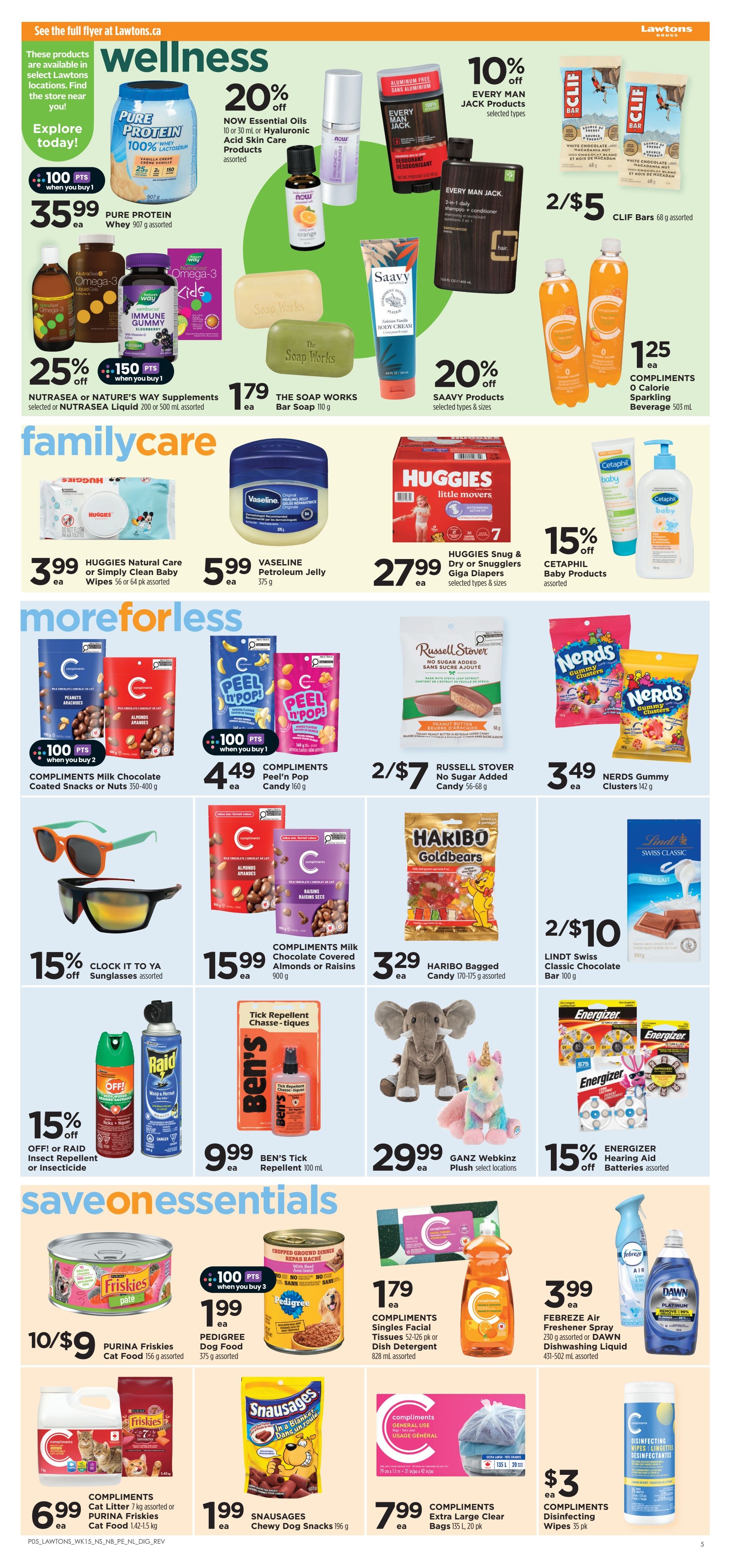 Lawtons Drugs (NB, NL, PE) Flyer August 7 to 13
