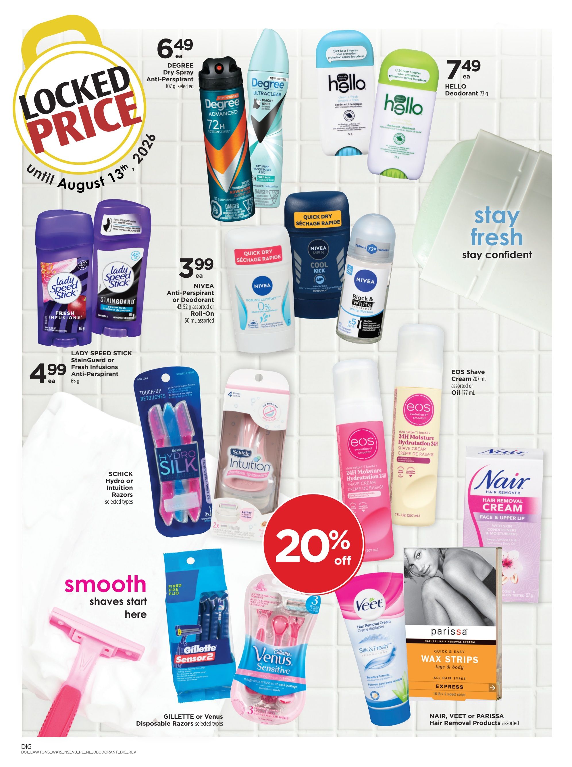 Lawtons Drugs (NB, NL, PE) Flyer August 7 to 13