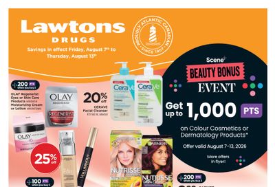 Lawtons Drugs (NS) Flyer August 7 to 13