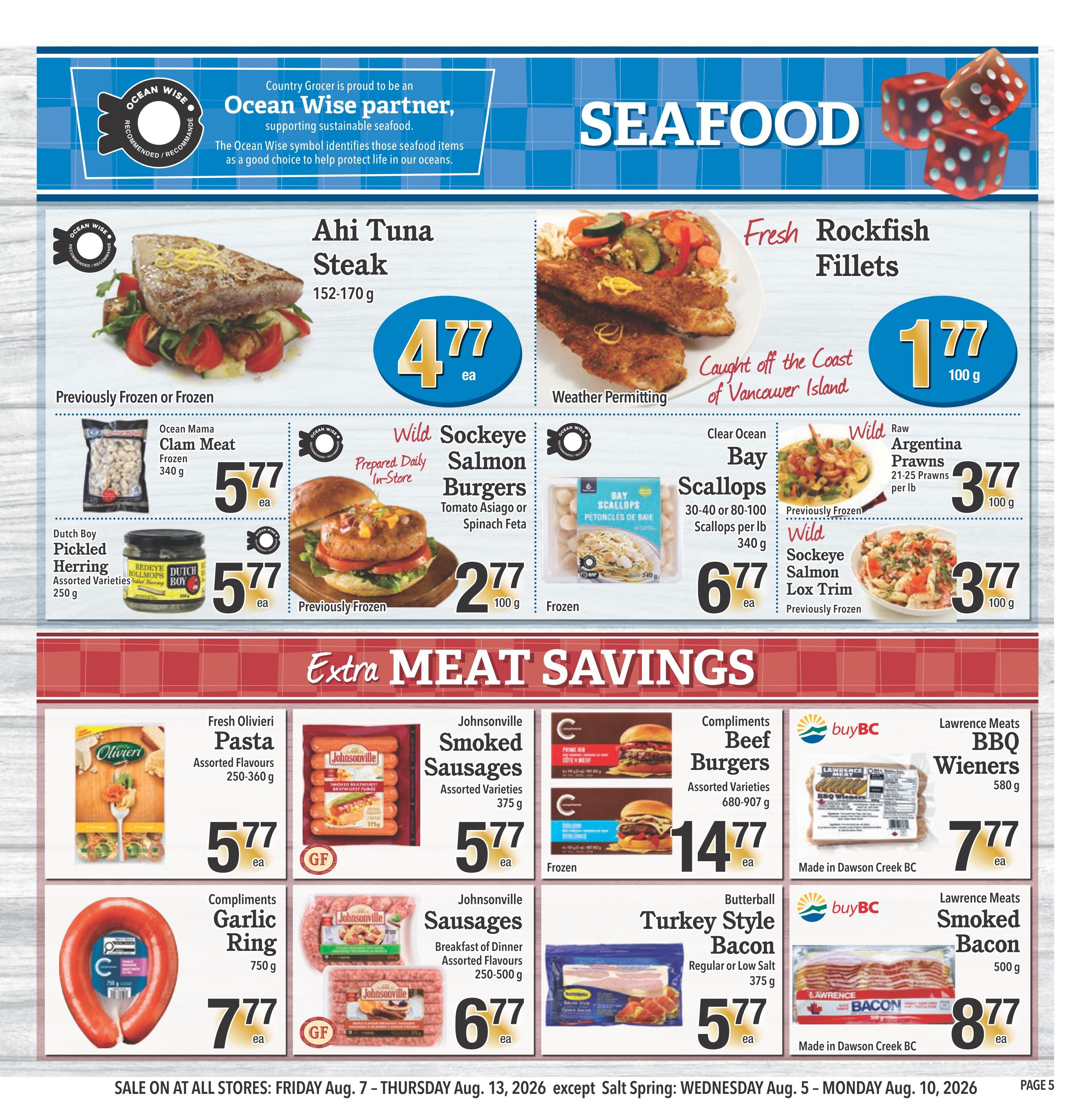 Country Grocer Flyer August 7 to 13