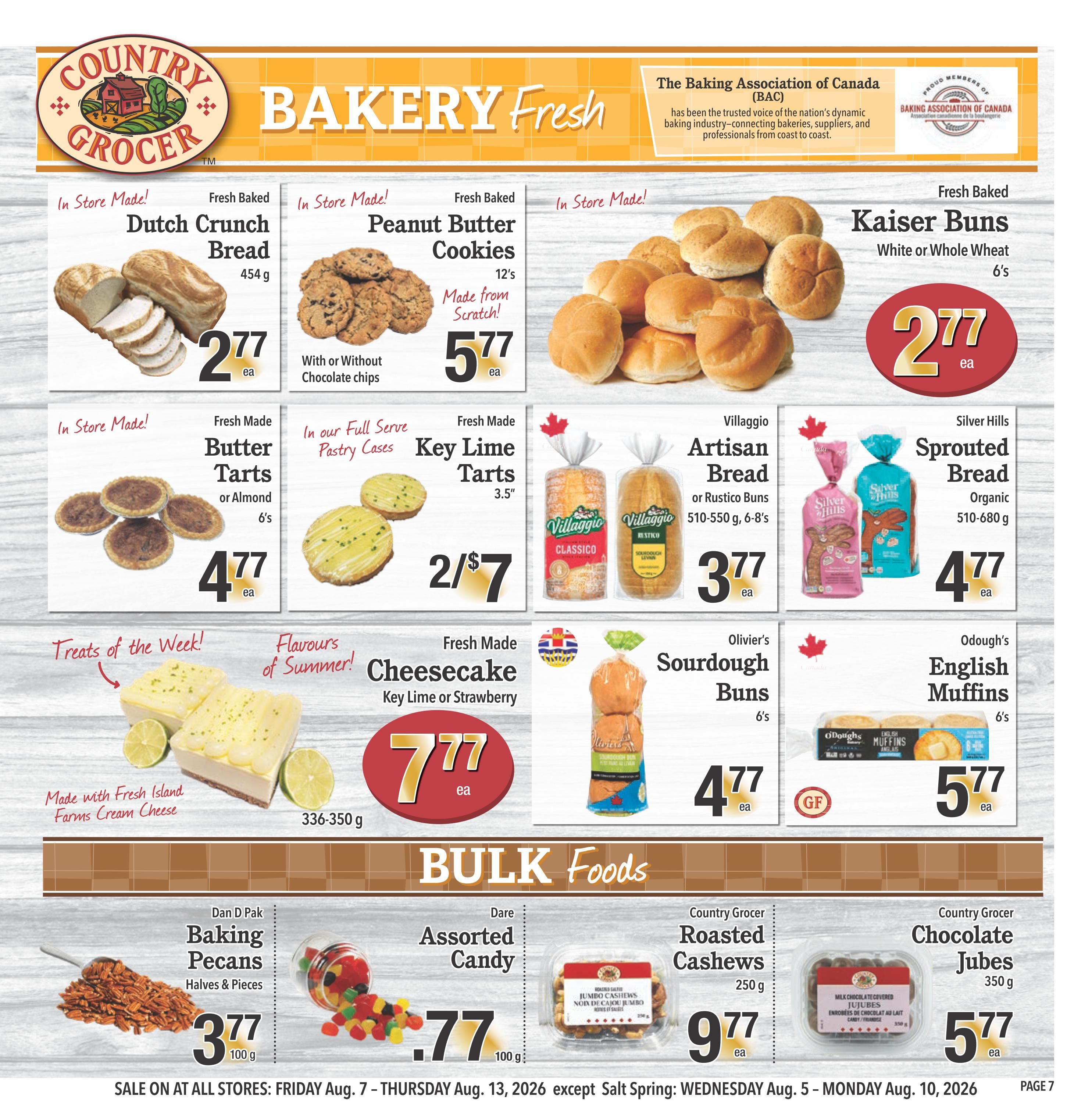Country Grocer Flyer August 7 to 13