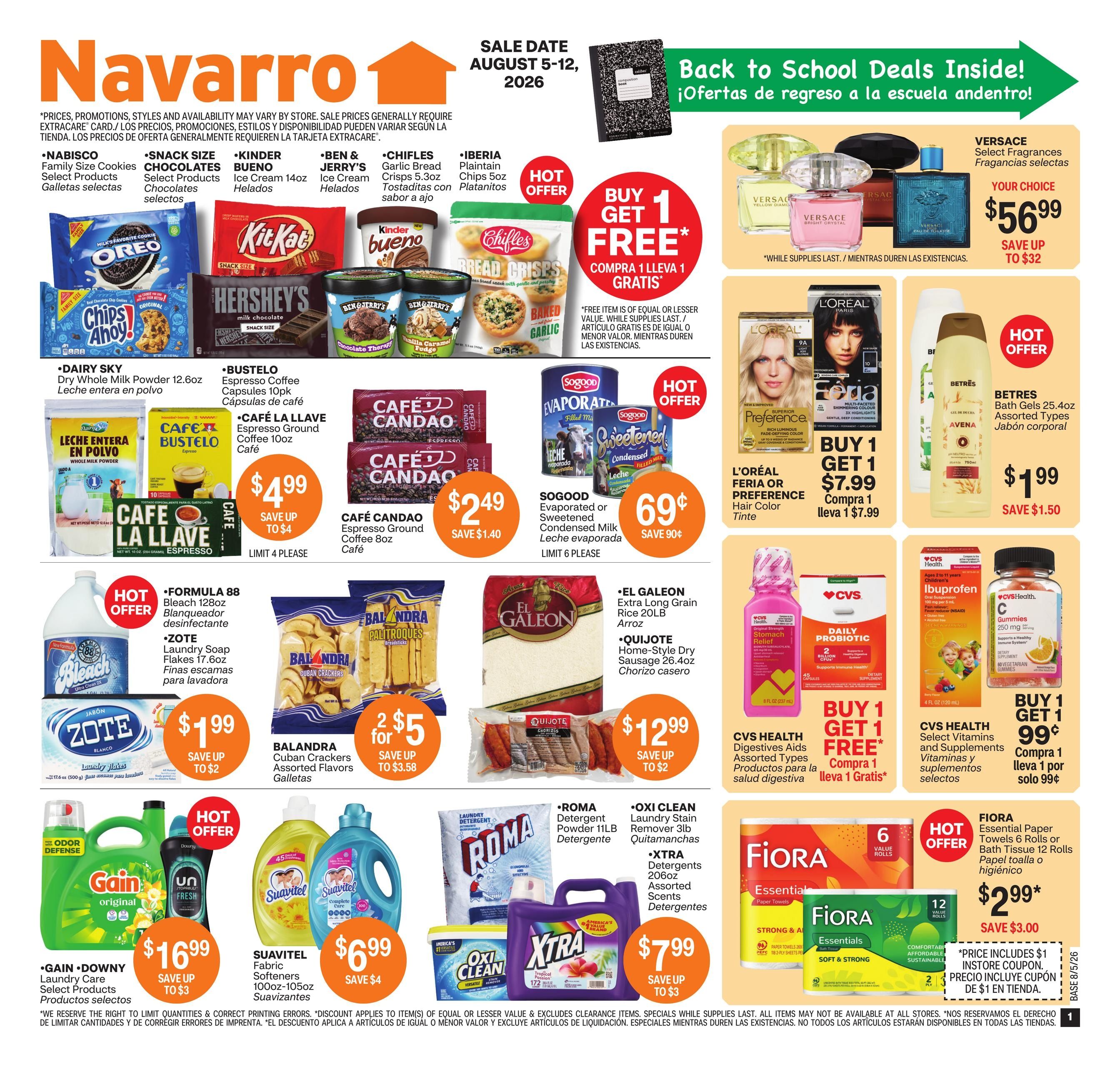 Navarro Discount Pharmacy (FL) Weekly Ad August 5 - 12, 2026