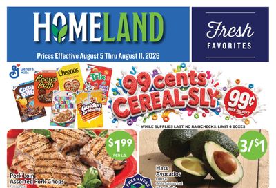 Homeland Stores (Chickasha, OK) Weekly Ad August 5 - 11, 2026