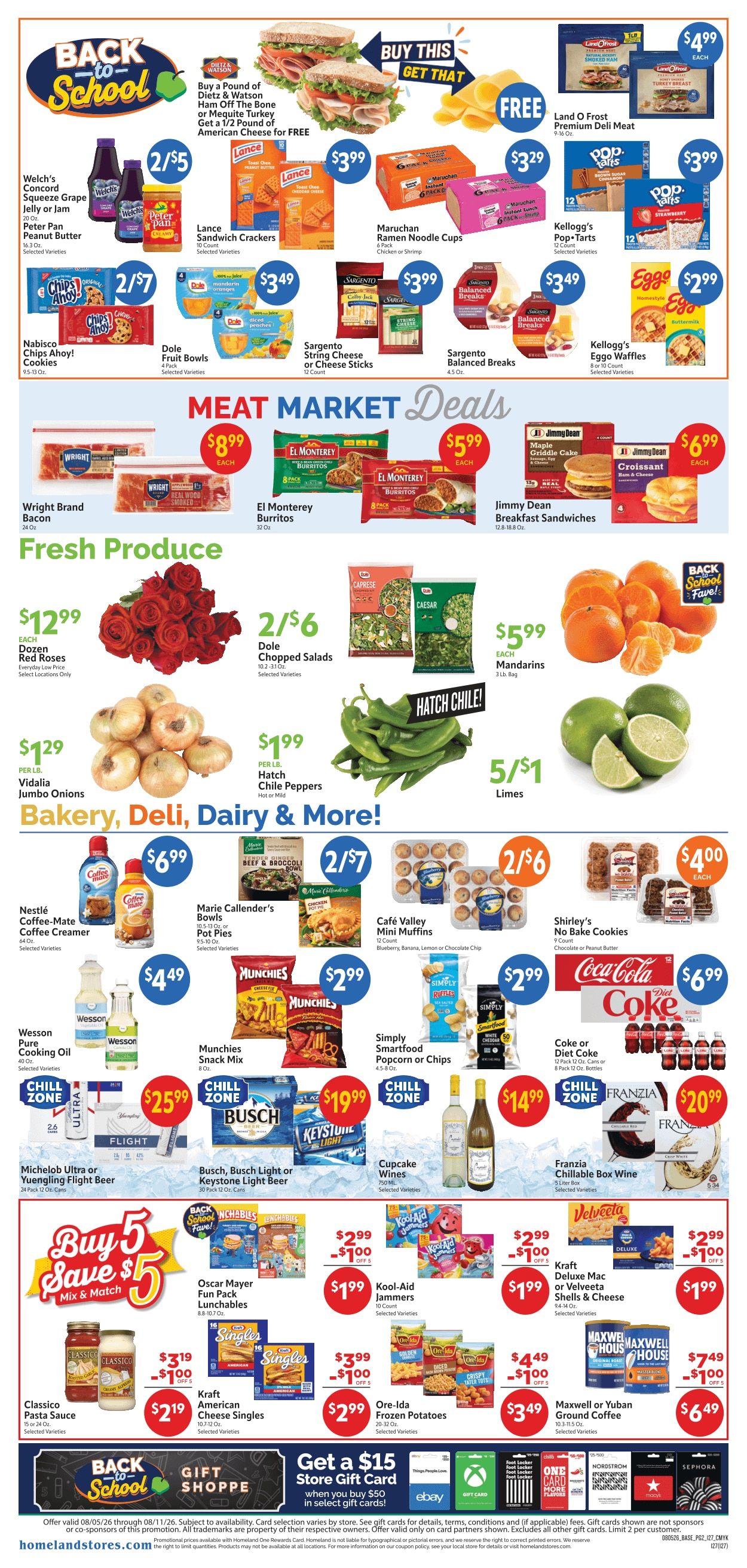 Homeland Stores (Chickasha, OK) Weekly Ad August 5 - 11, 2026