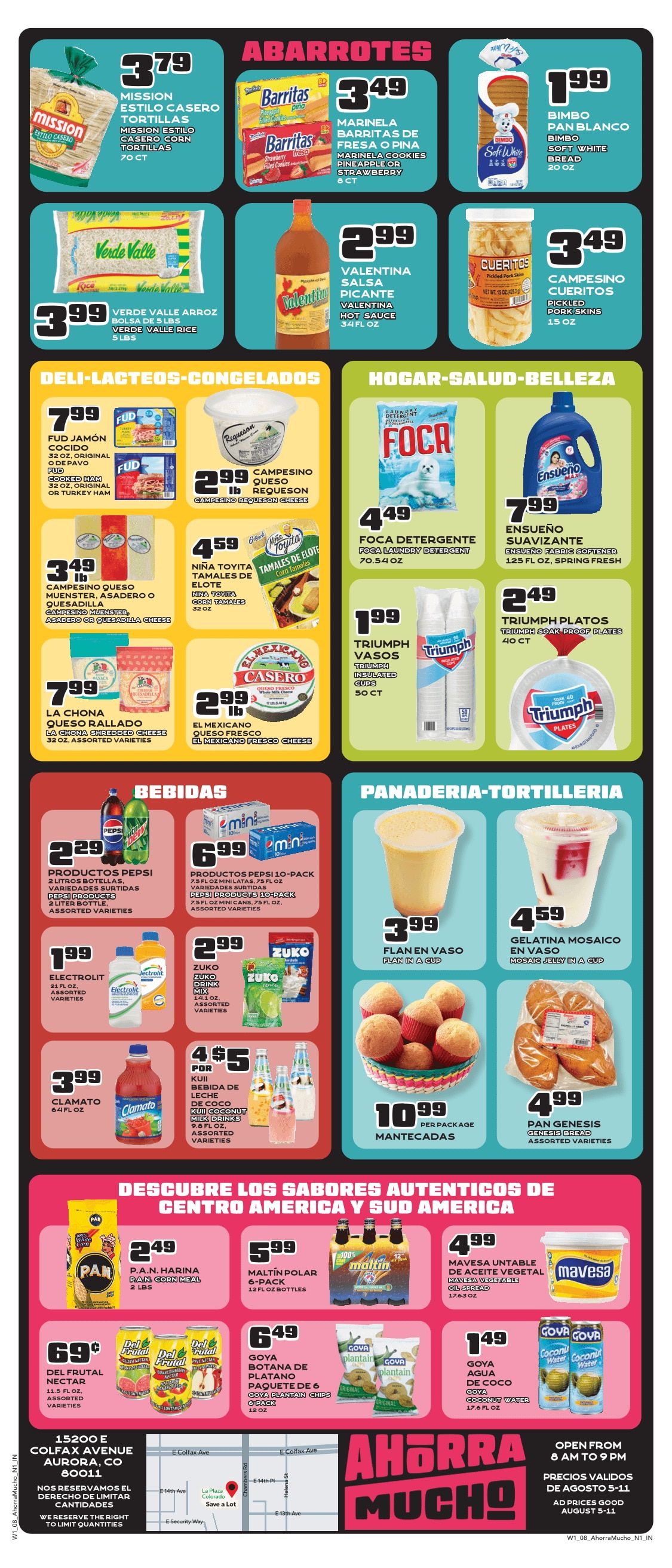Save a Lot Food Stores (Aurora, CO) Weekly Ad August 5 - 11, 2026