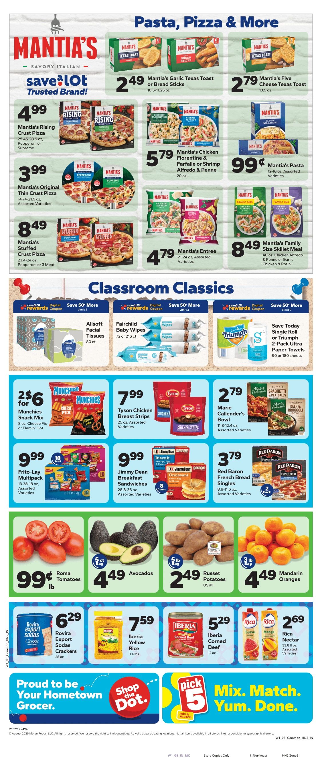 Save a Lot Food Stores (Newburgh, NY) Weekly Ad August 5 - 11, 2026
