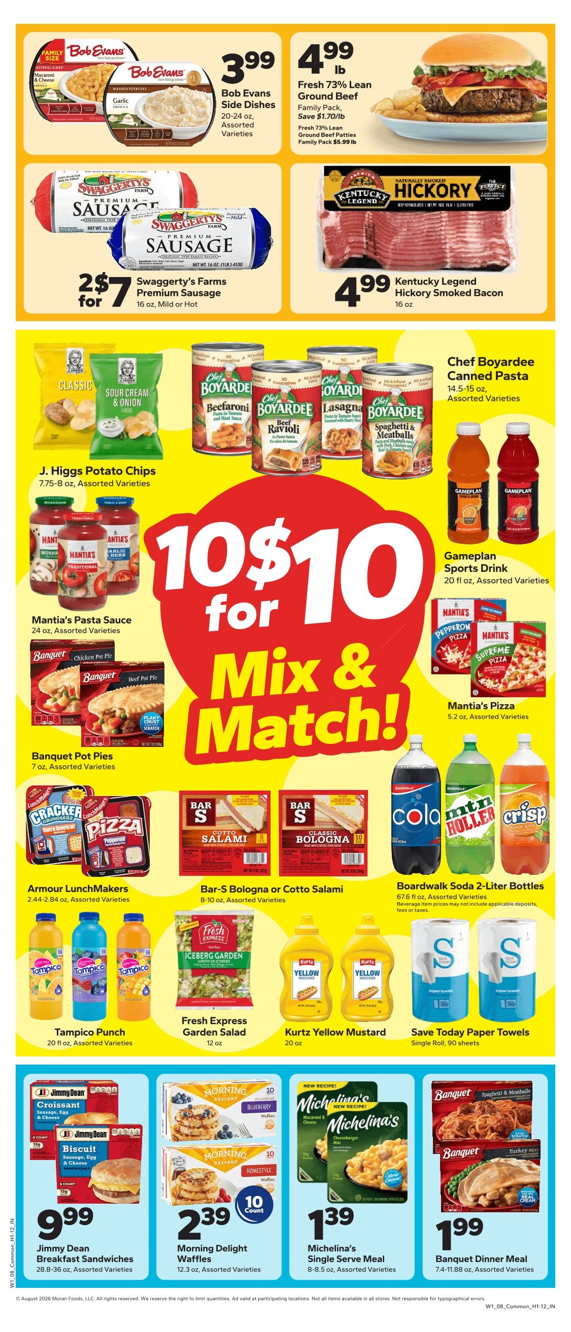 Save a Lot Food Stores (Mayfield and other locations, KY) Weekly Ad August 5 - 11, 2026