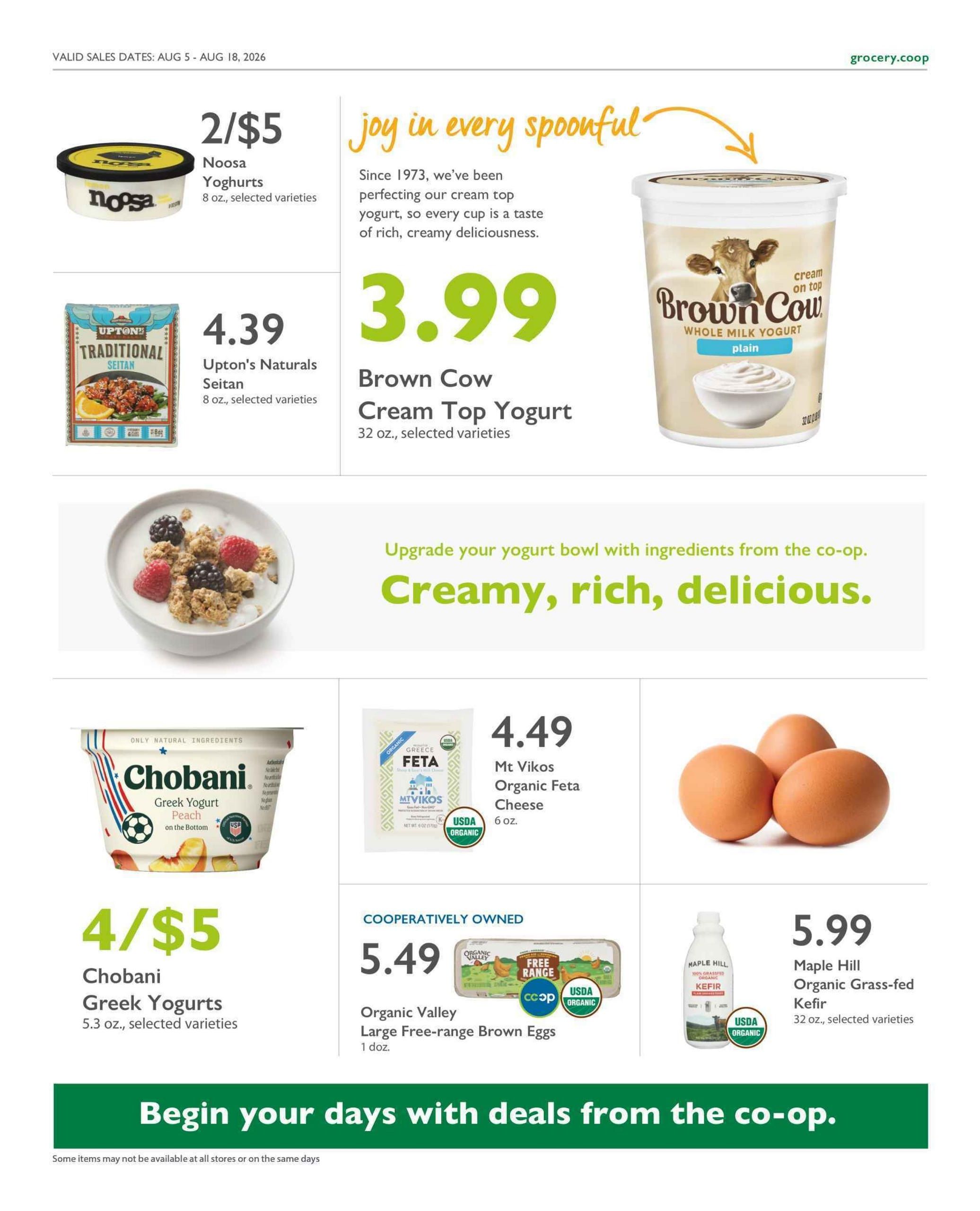 TPSS Co-op Weekly Ad August 5 - 18, 2026
