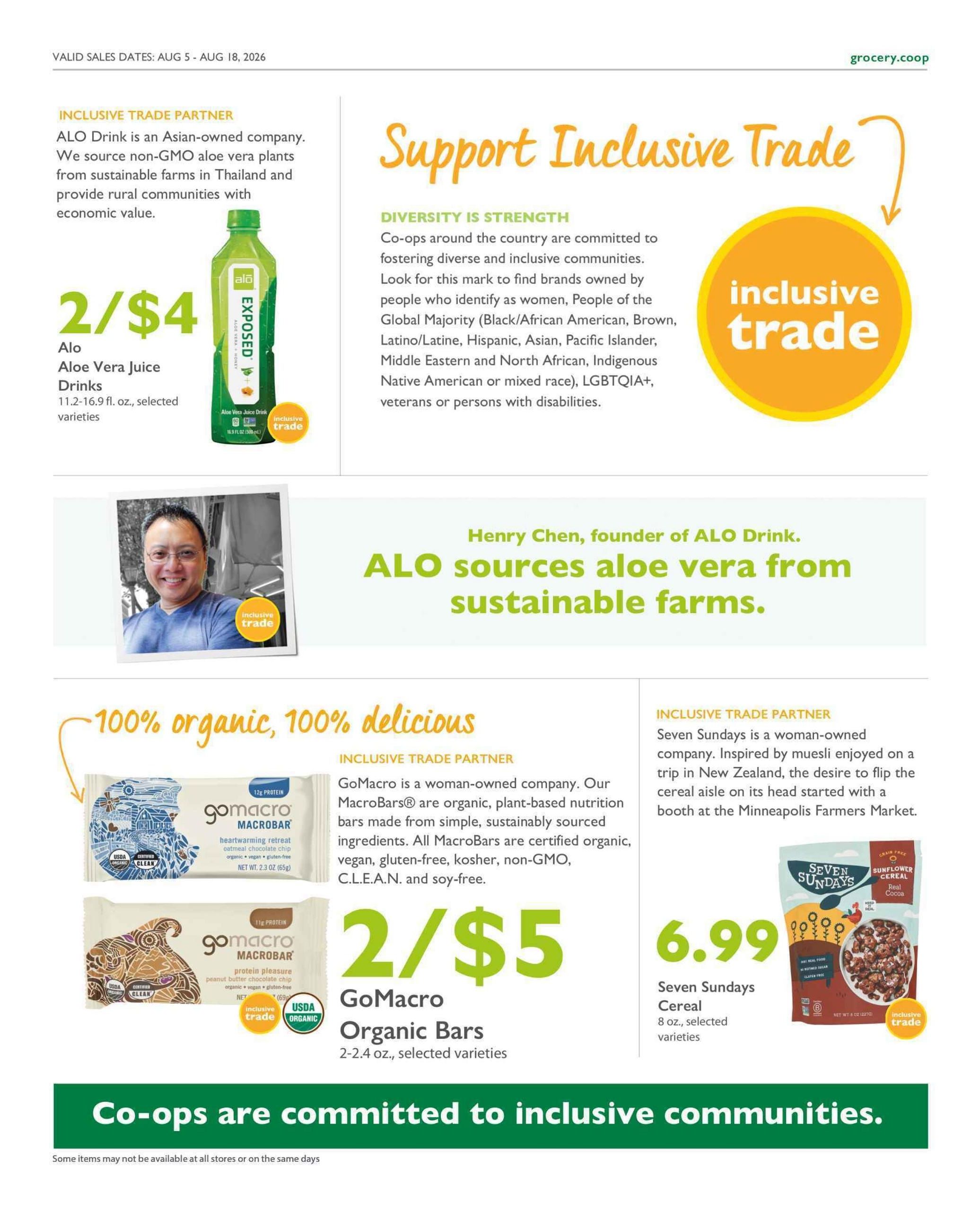 TPSS Co-op Weekly Ad August 5 - 18, 2026