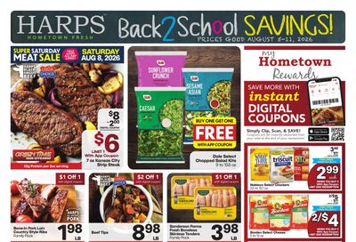Harps Foods (Kaw City Area, OK) Weekly Ad August 5 - 11, 2026