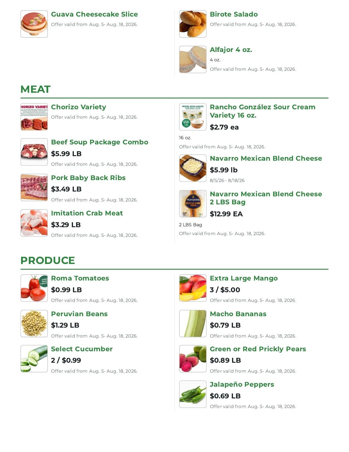 Northgate Market Weekly Ad August 5 - 18, 2026