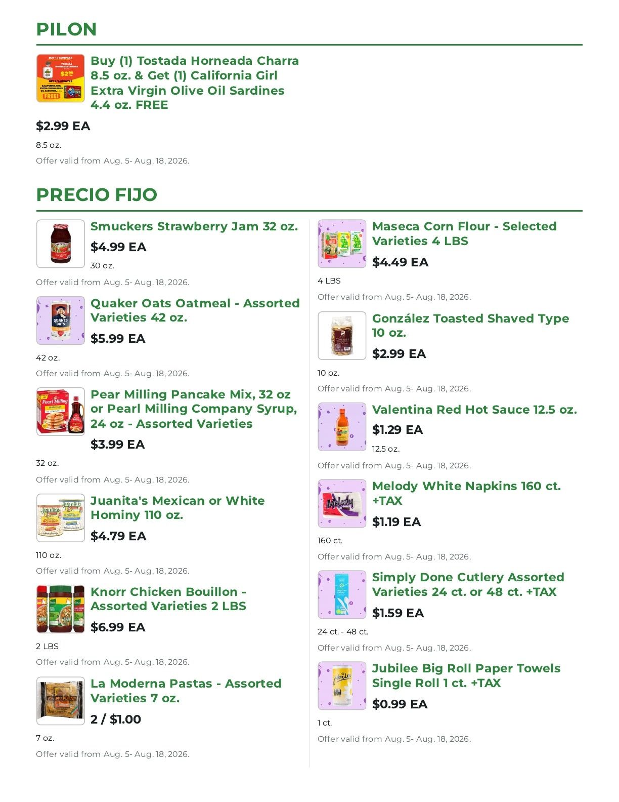 Northgate Market Weekly Ad August 5 - 18, 2026