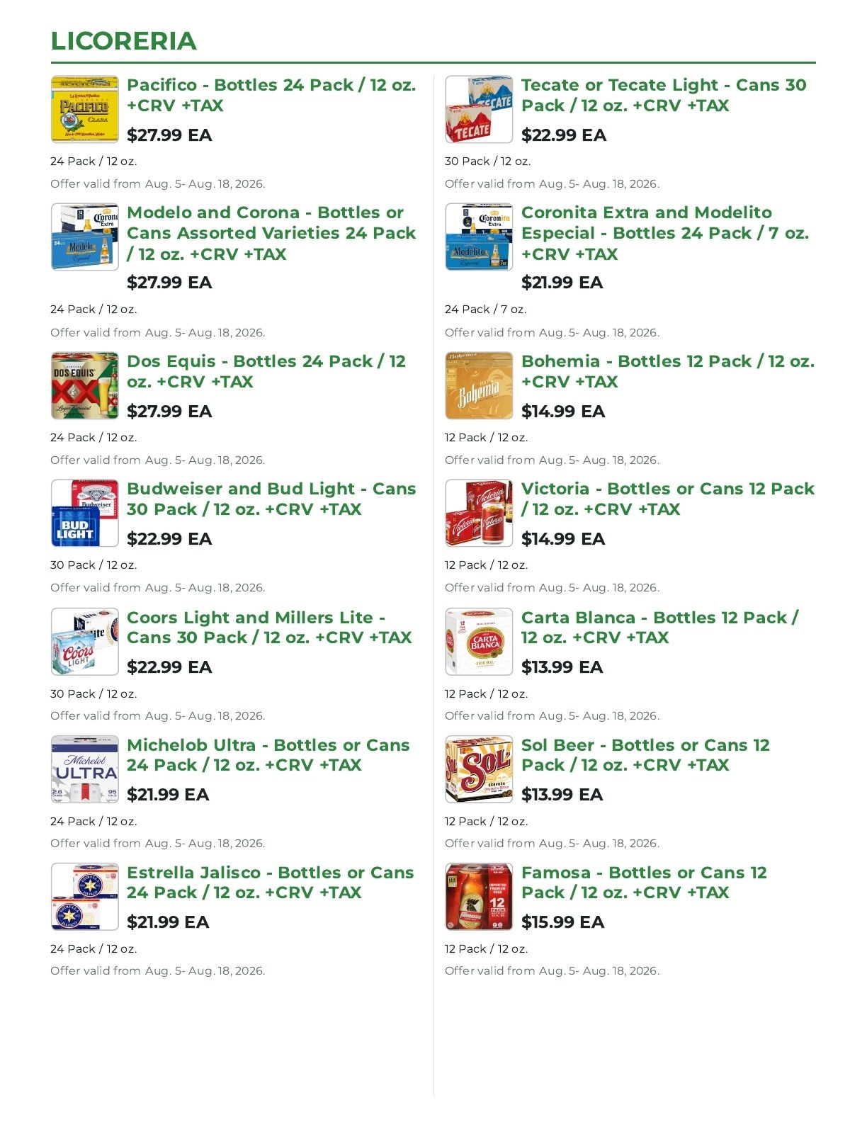 Northgate Market Weekly Ad August 5 - 18, 2026