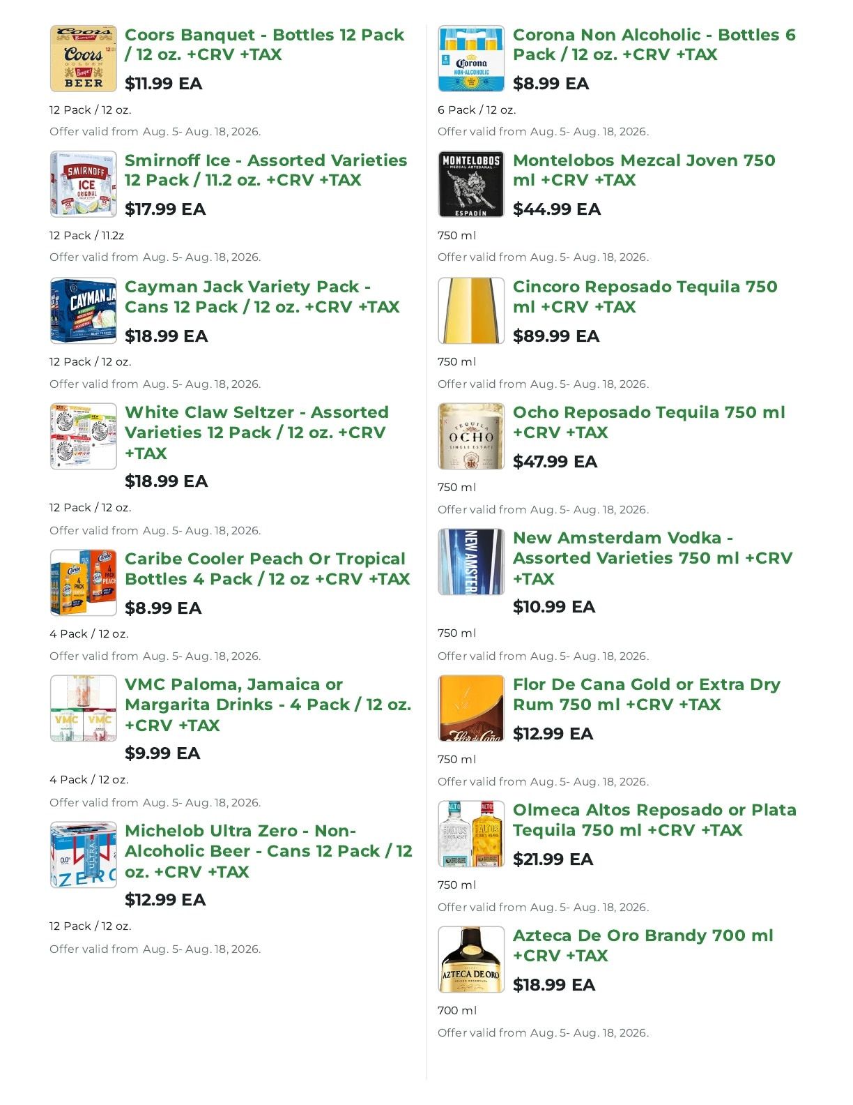 Northgate Market Weekly Ad August 5 - 18, 2026