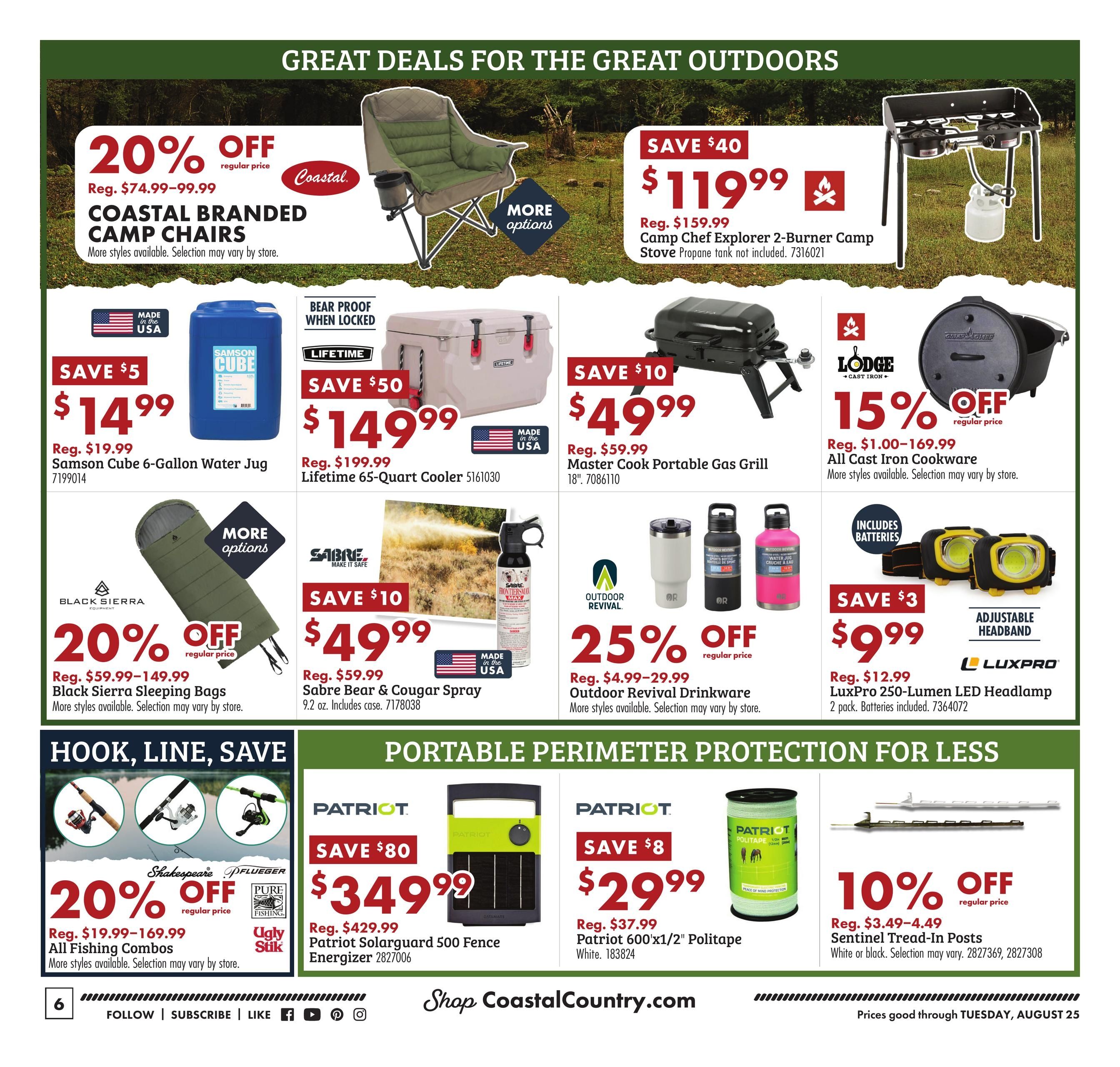 Coastal Farm (CA, OR, WA) Summer Harvest Savings Weekly Ad August 5 - 25, 2026