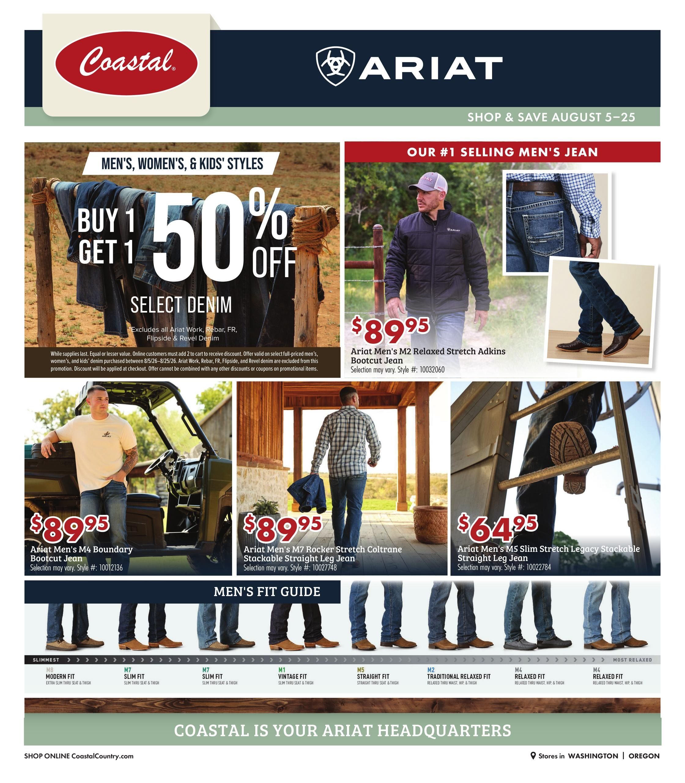 Coastal Farm (CA, OR, WA) Summer Harvest Savings Weekly Ad August 5 - 25, 2026