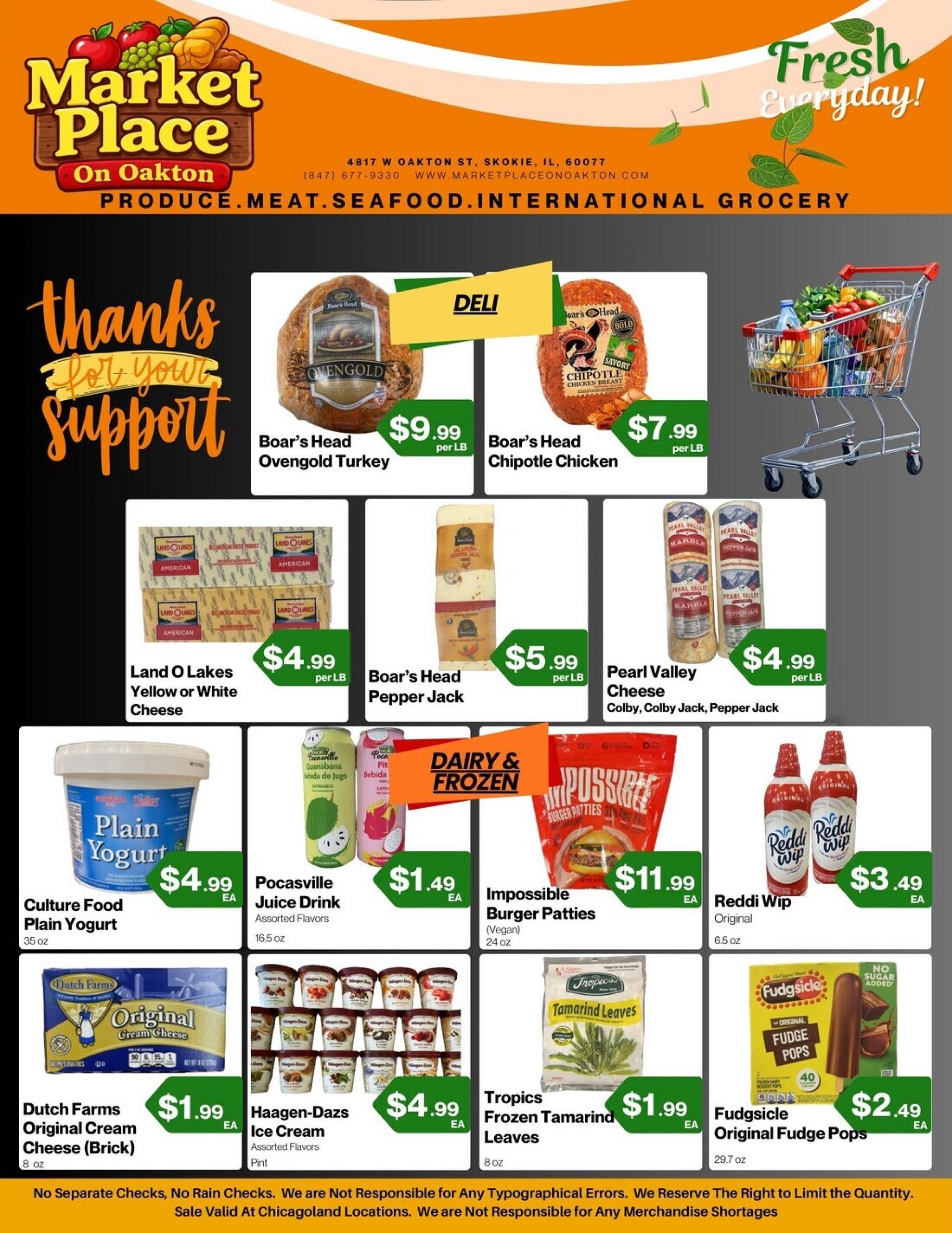 Market Place on Oakton Weekly Ad August 5 - 11, 2026