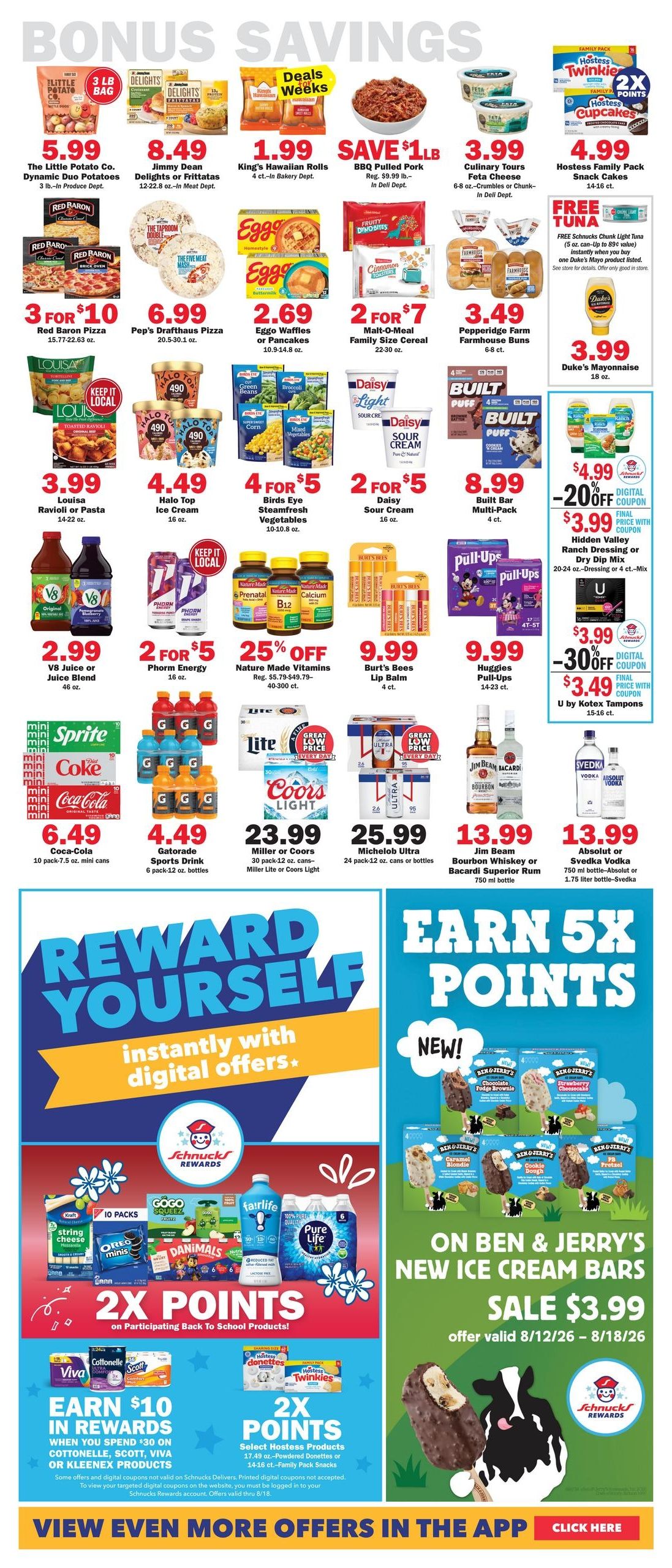 Schnucks (Cape Girardeau–Burfordville Area, IL–MO) Weekly Print Weekly Ad August 12 - 18, 2026