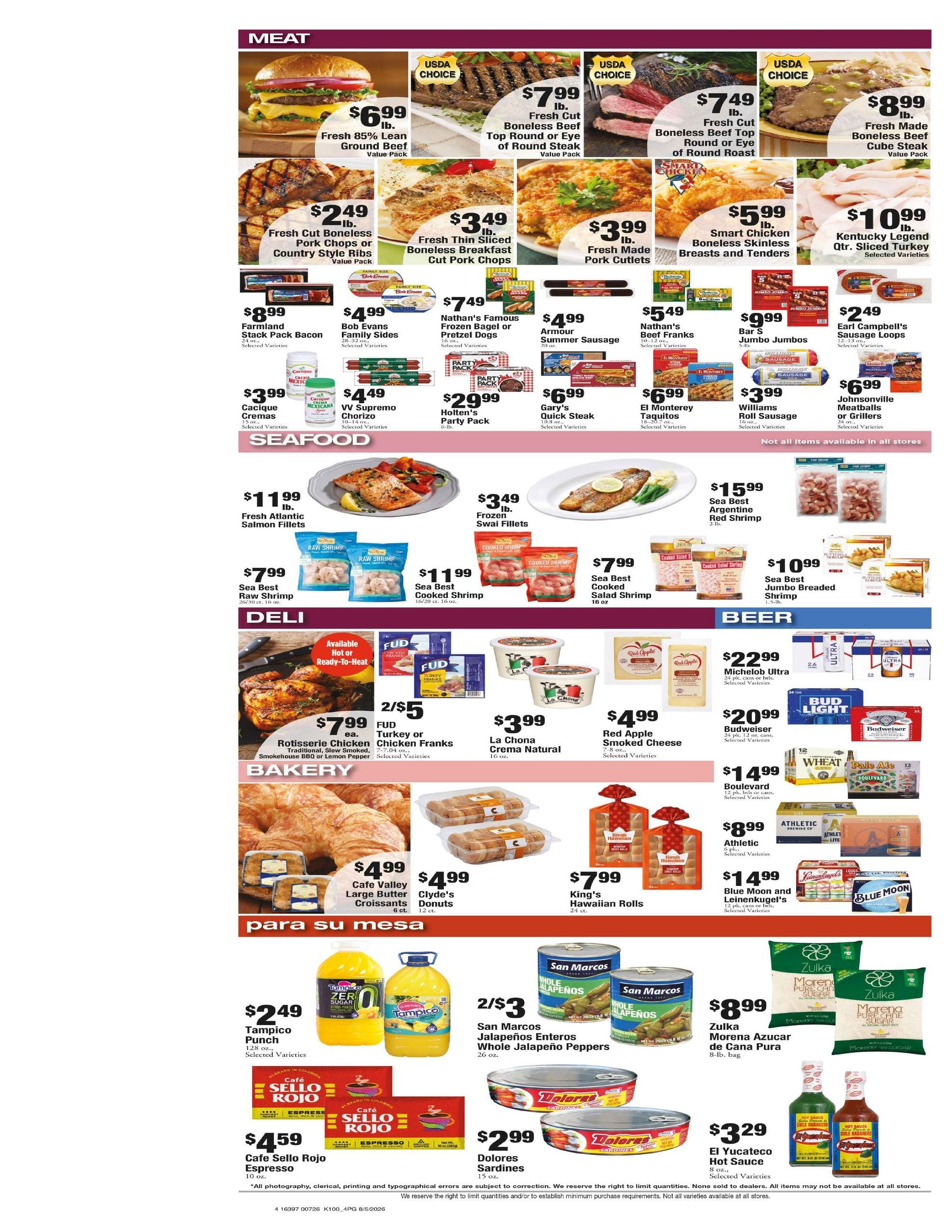 Payless Discount Foods Weekly Ad August 5 - 11, 2026