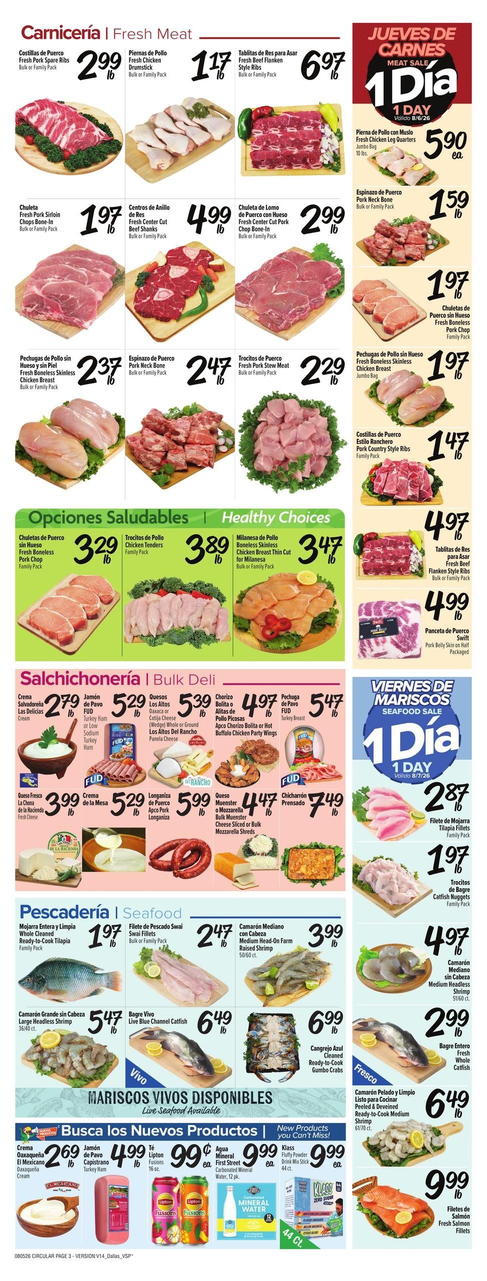 Fiesta Mart (Denton–Lake Dallas Area, TX) Weekly Ad August 5 - 11, 2026