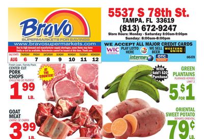 Bravo Supermarket (St. Petersburg–Tampa Area, FL) Bravo Florida Weekly Weekly Ad August 6 - 12, 2026