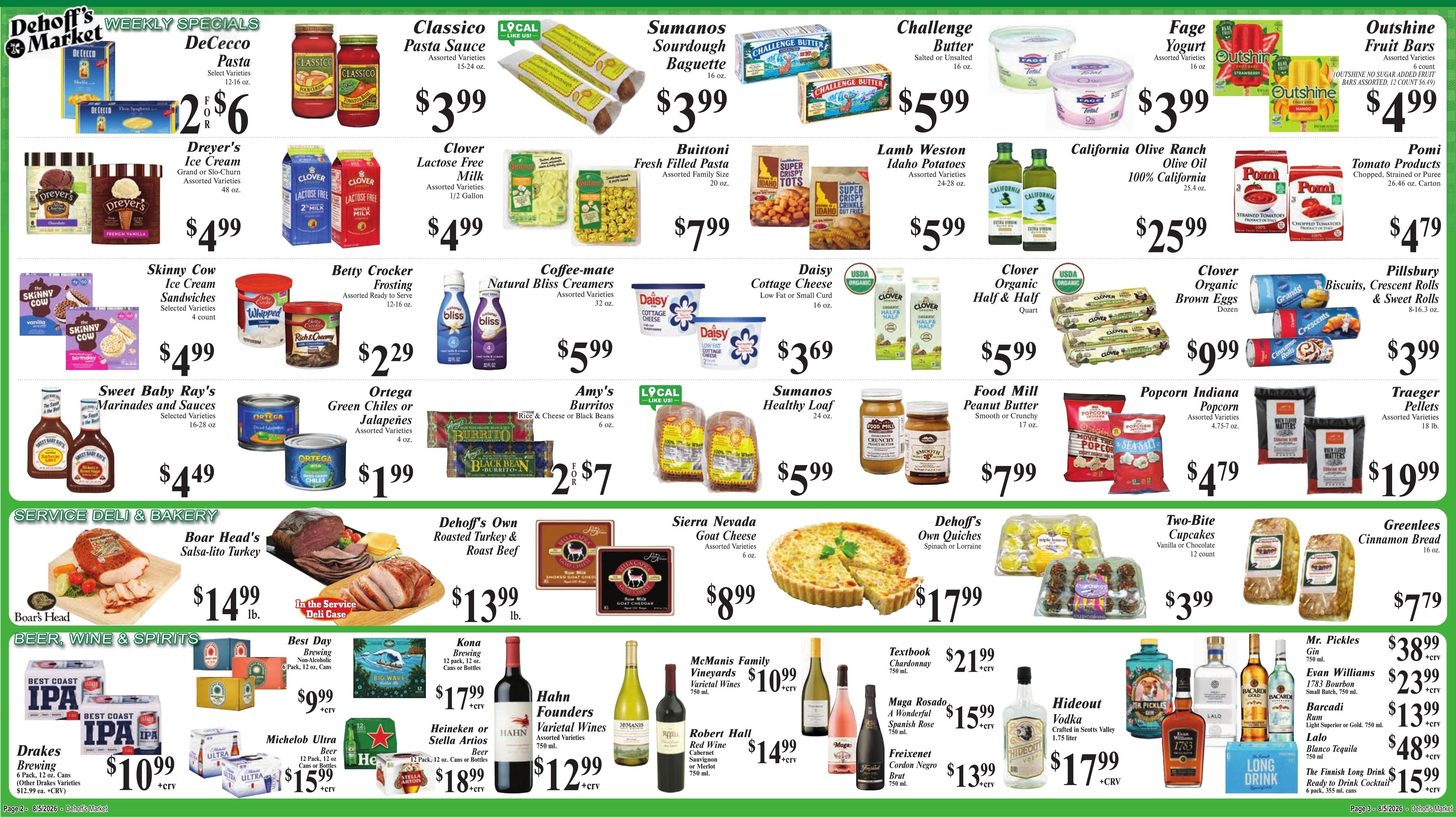 Dehoff's Key Markets Weekly Ad August 5 - 11, 2026