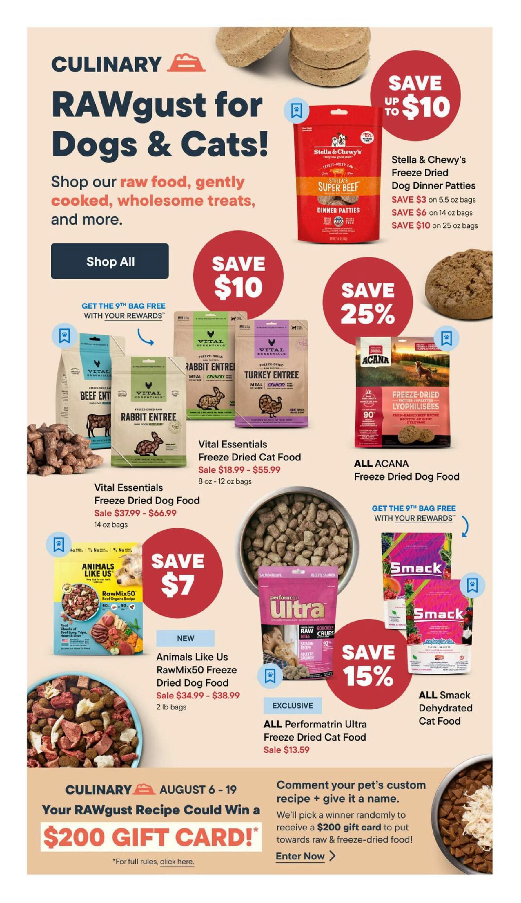 Tisol Pet Nutrition & Supply Stores Flyer August 6 to 19