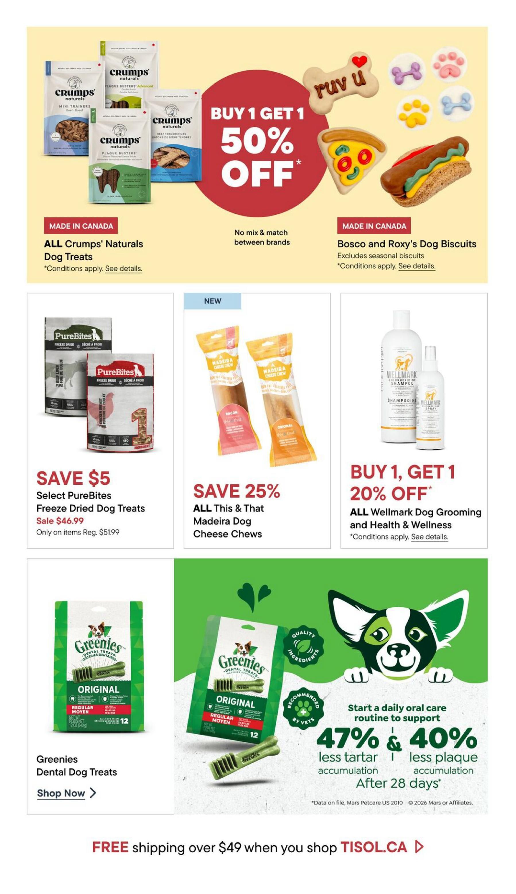 Tisol Pet Nutrition & Supply Stores Flyer August 6 to 19