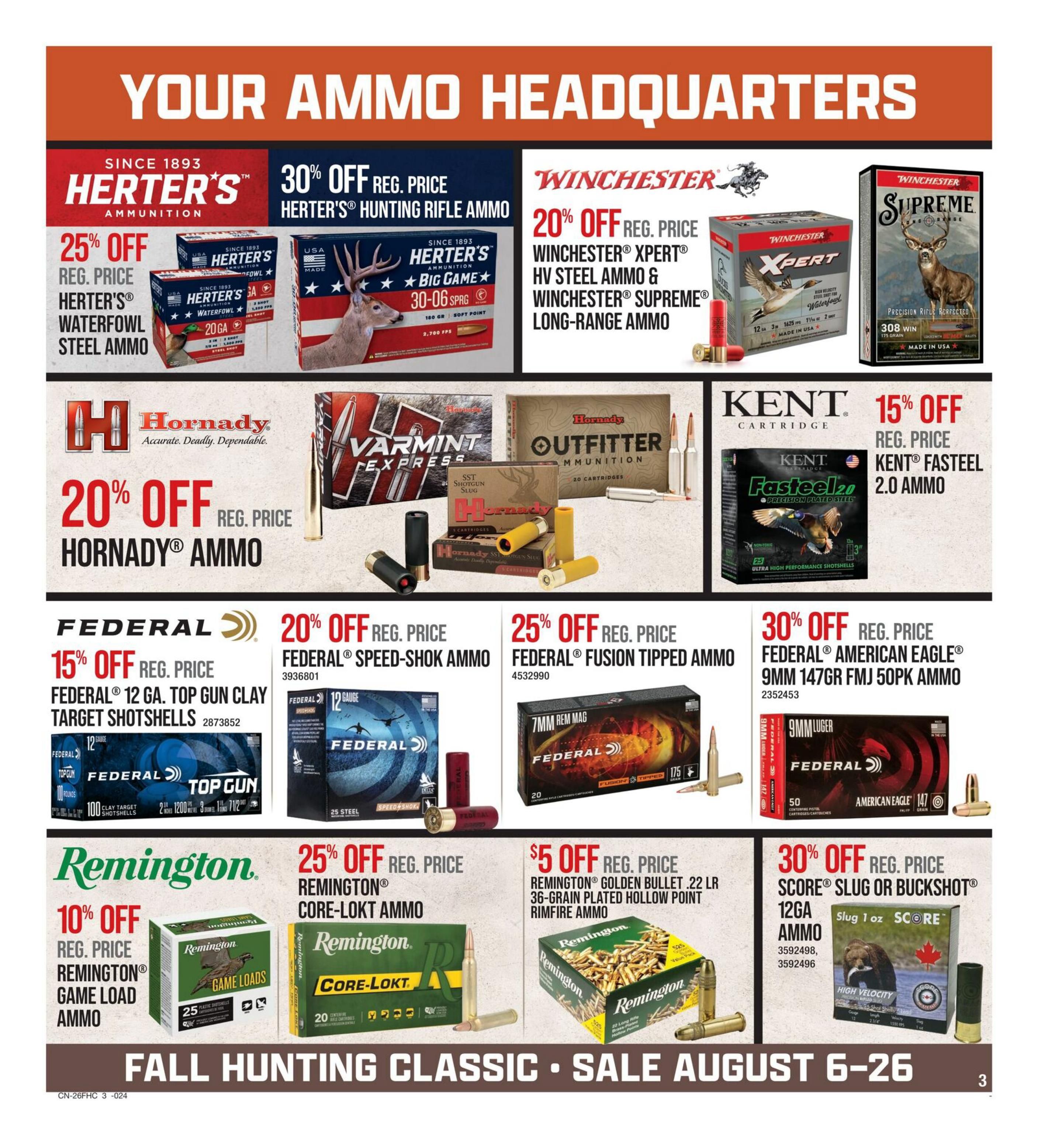 Bass Pro Shops Flyer August 6 to 26